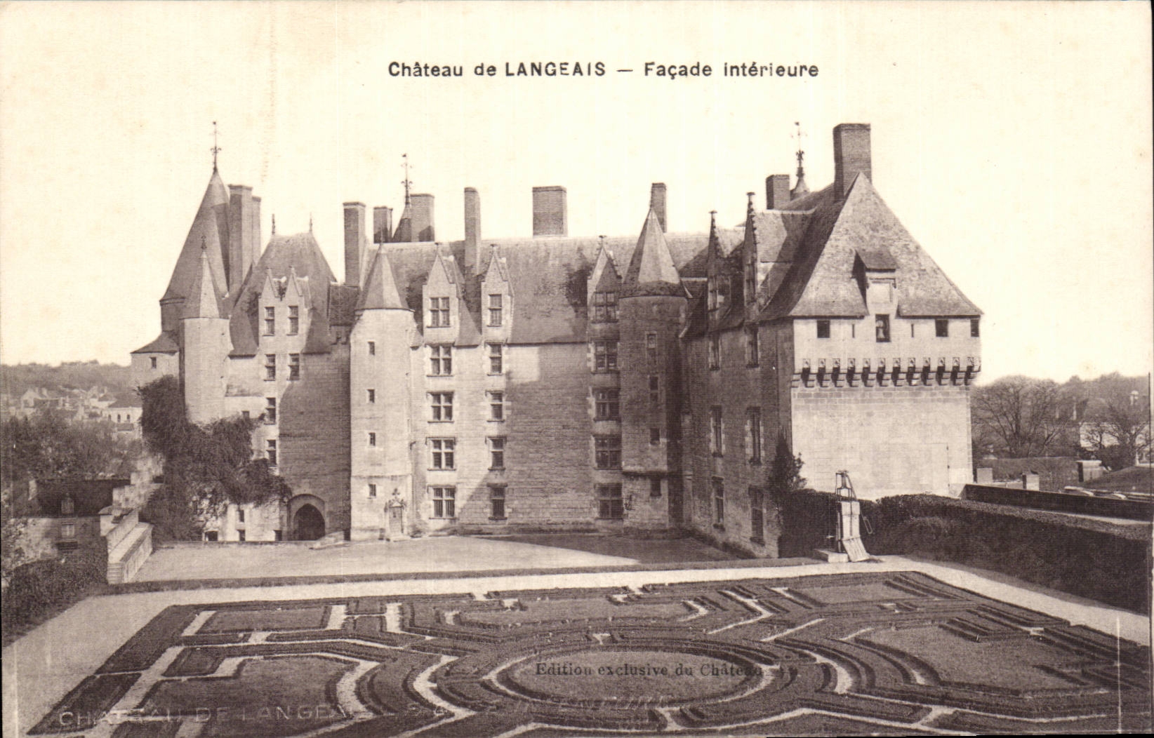 CPA Langeais Le chateau 