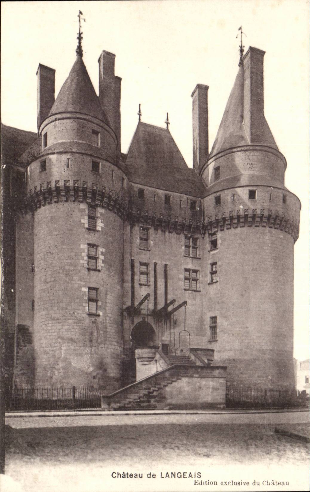 CPA Langeais Le chateau 