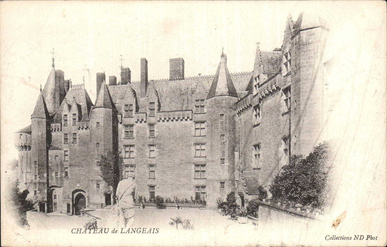 CPA Langeais Le chateau