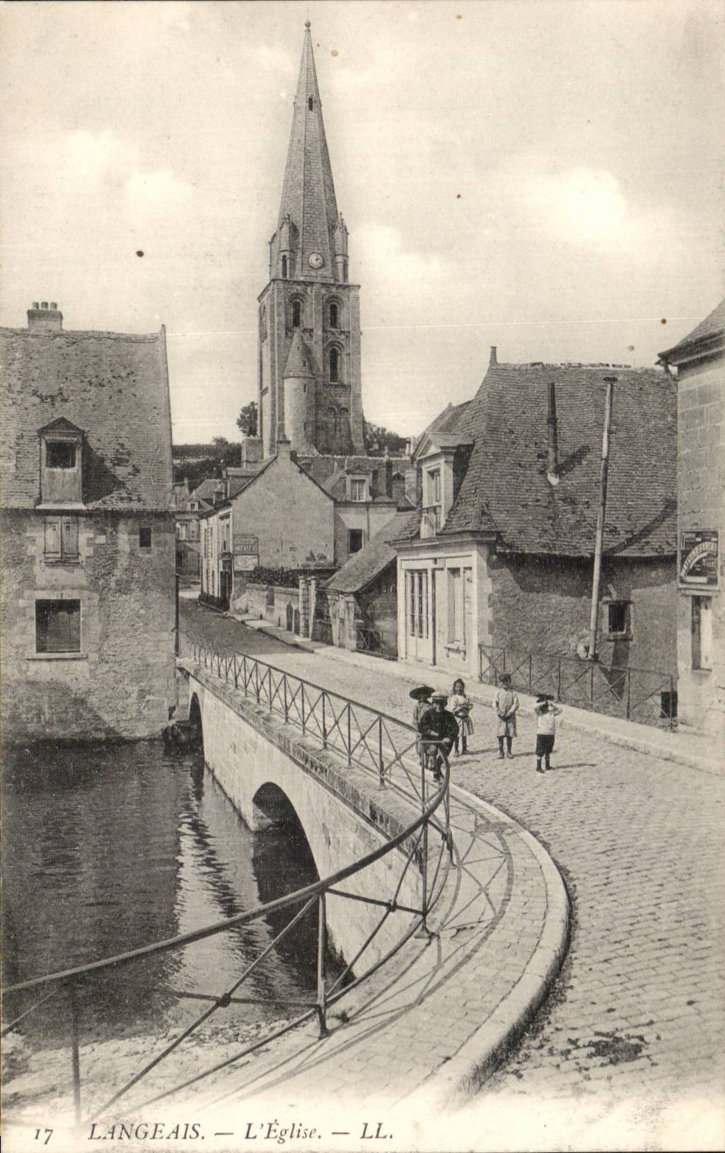 CPA Langeais L'eglise