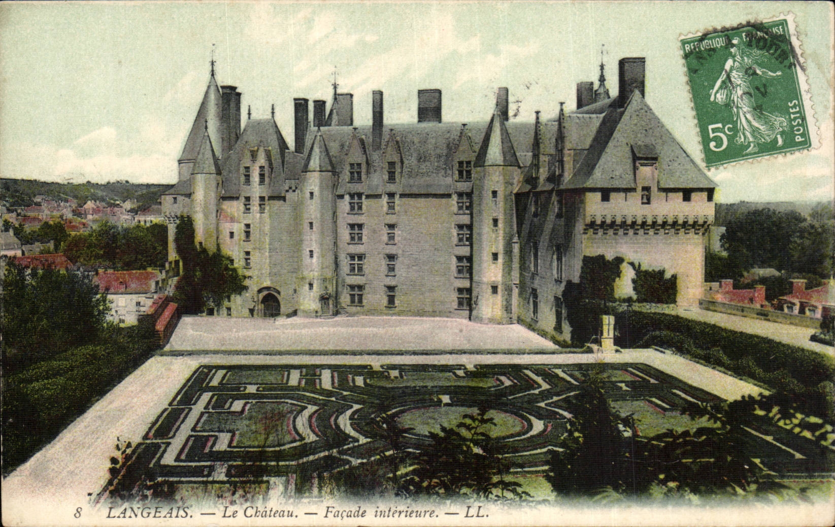 CPA Langeais Le chateau 