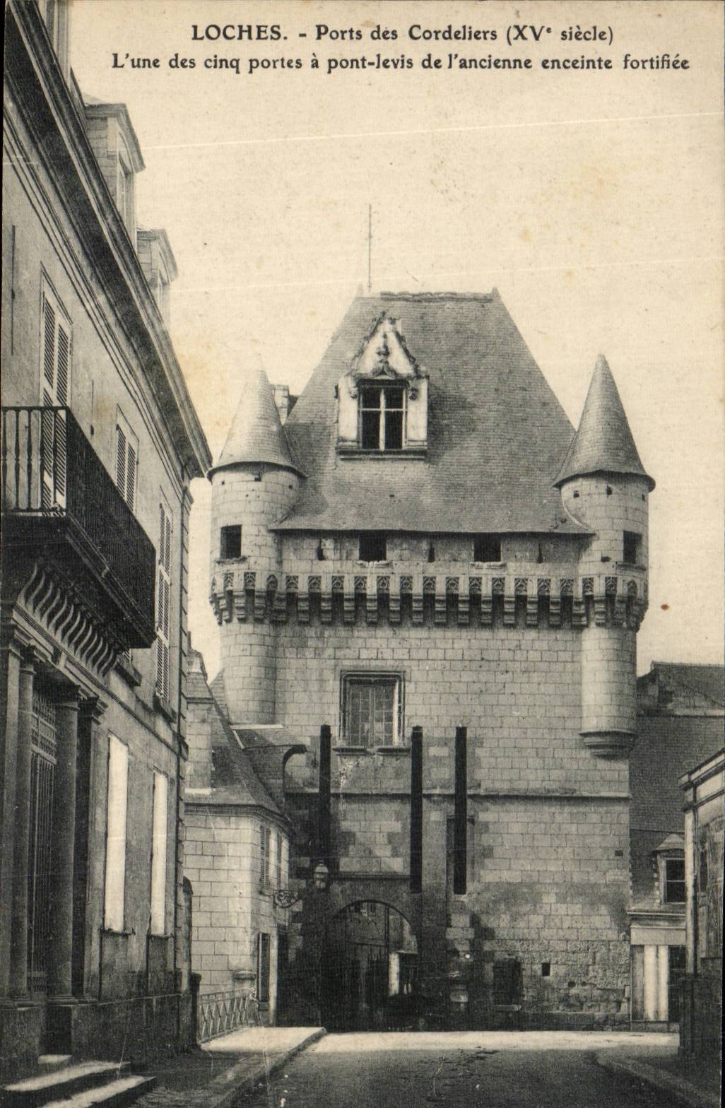 Loaches CPA Ports of the cordeliers