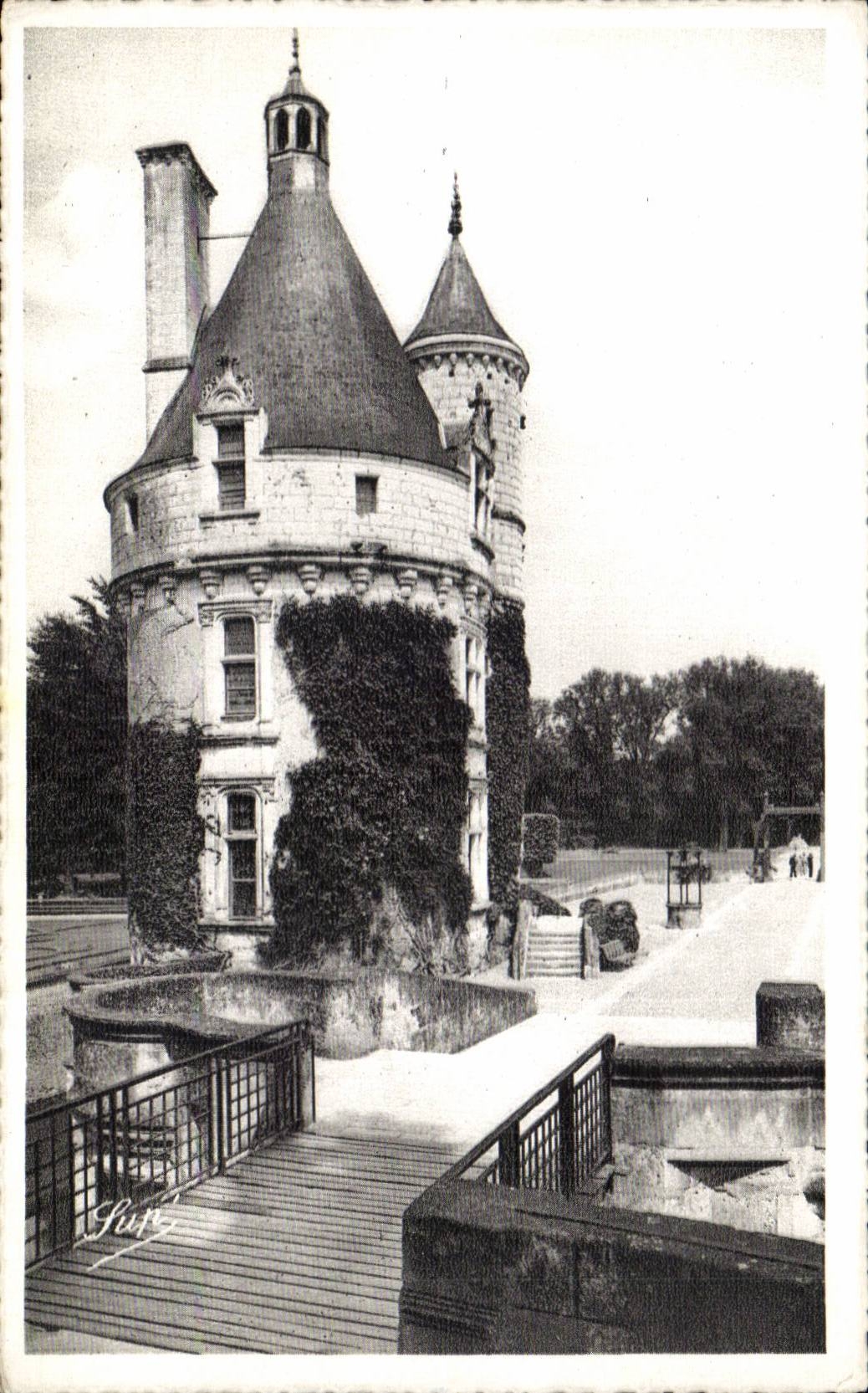 CPA Chateau de Chenonceaux Tour des Marques
