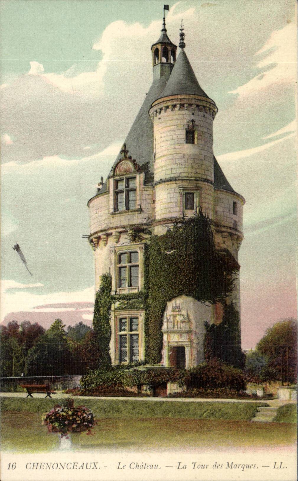 CPA Chateau de Chenonceaux Tour des Marques