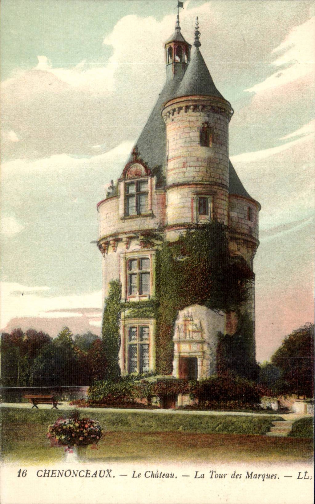 CPA Chateau de Chenonceaux Tour des marques