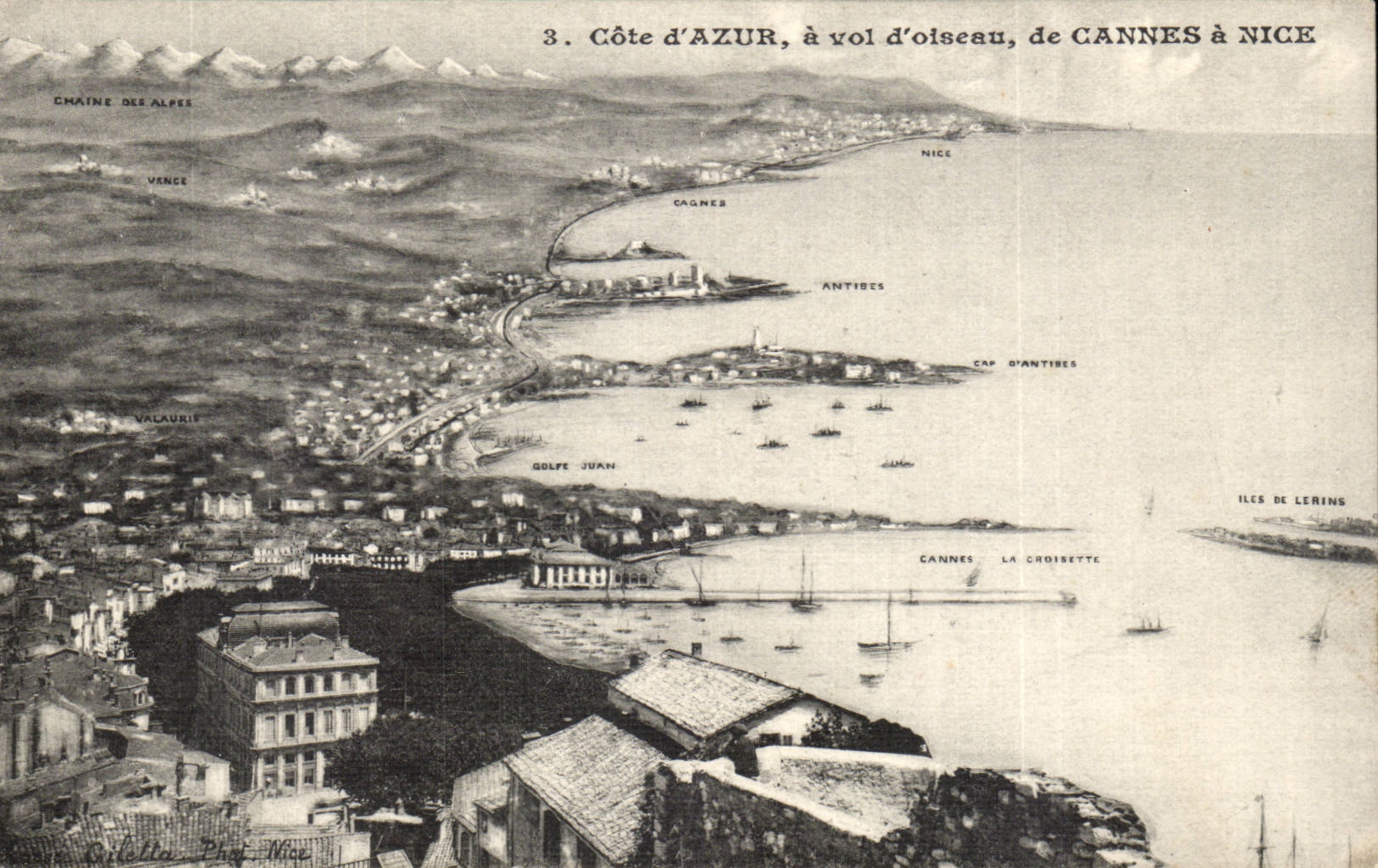 CPA Taubenschlag-Azurblau von Cannes hat Nizza