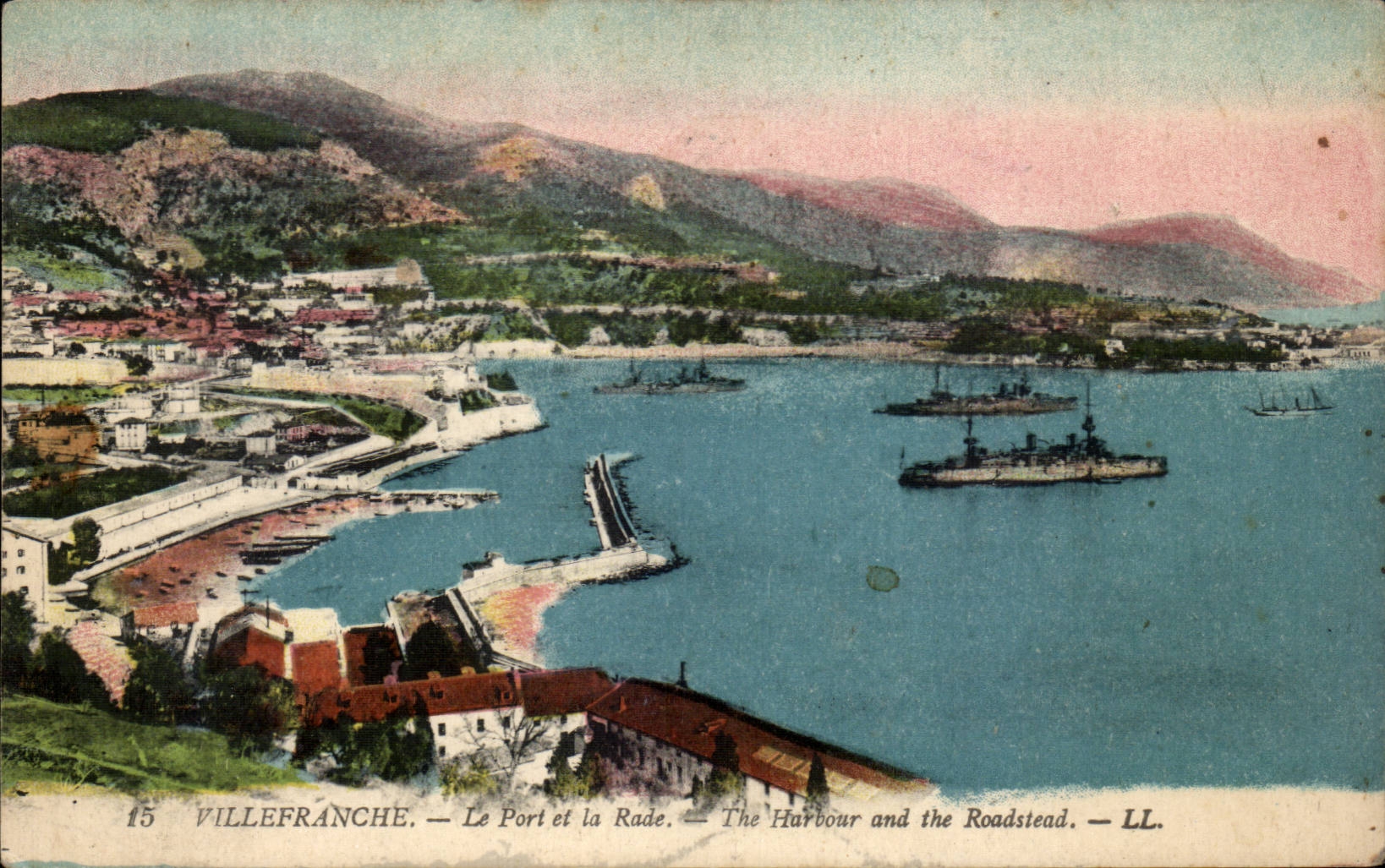 CPA Villefranche the port and roads