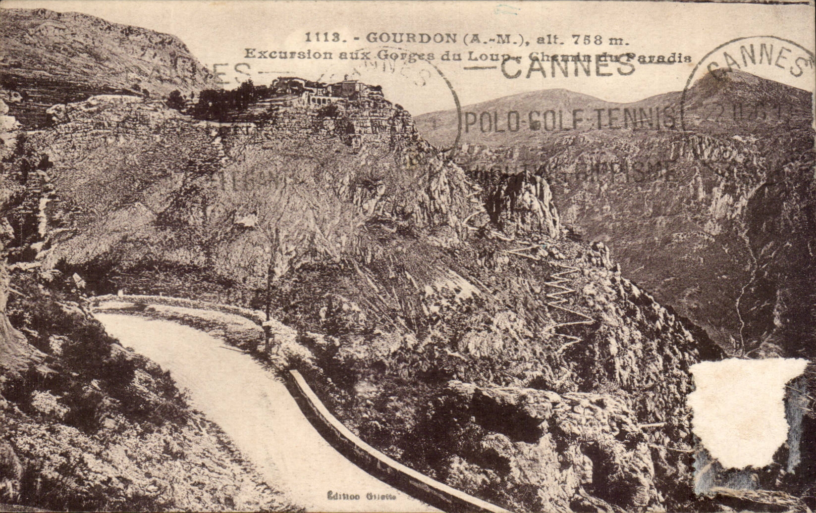 CPA Gourdon Exkursion mit den Kehlen der Wolf Weise des Paradieses