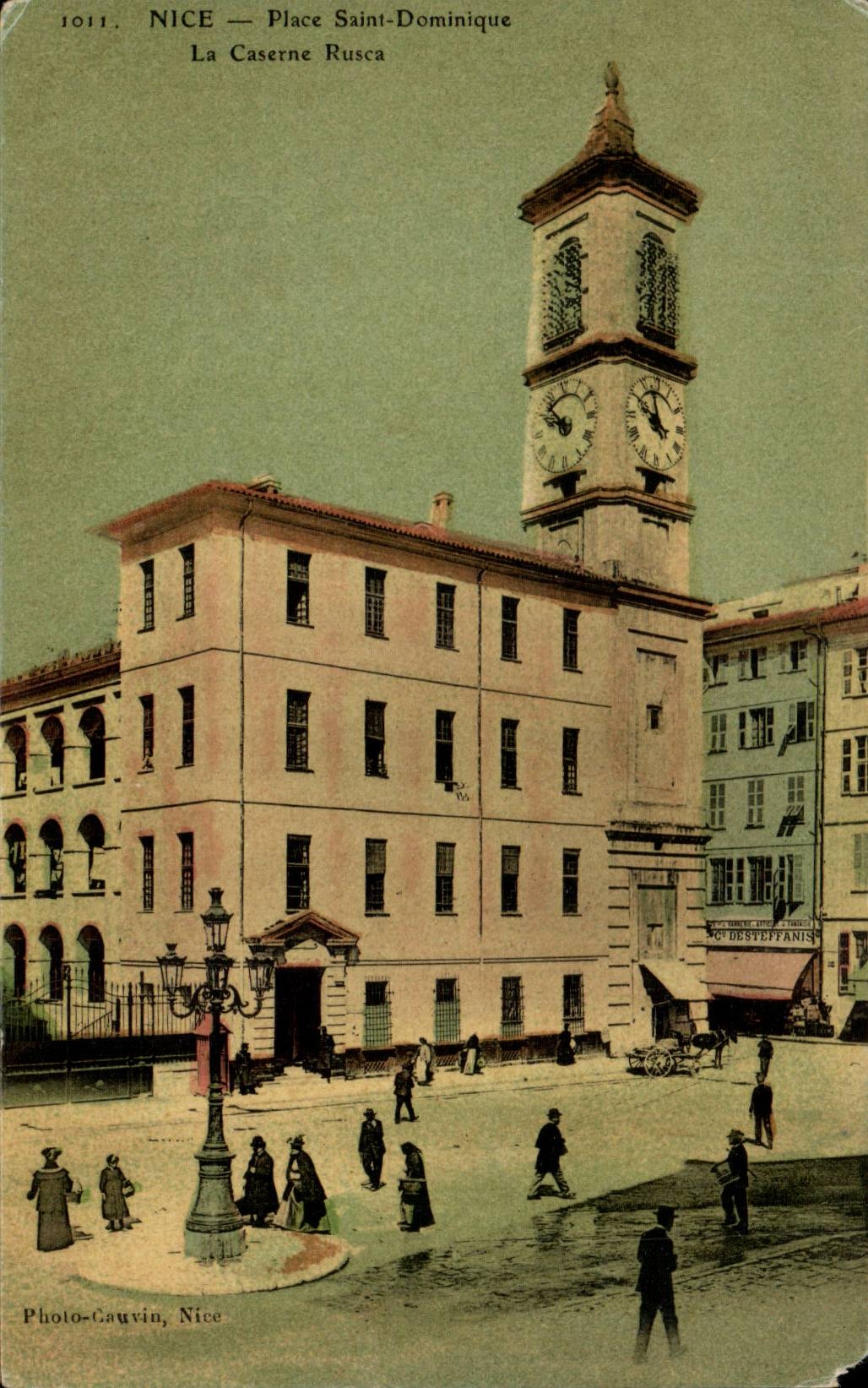 CPA Nice Places Dominique Saint the Rusca barracks