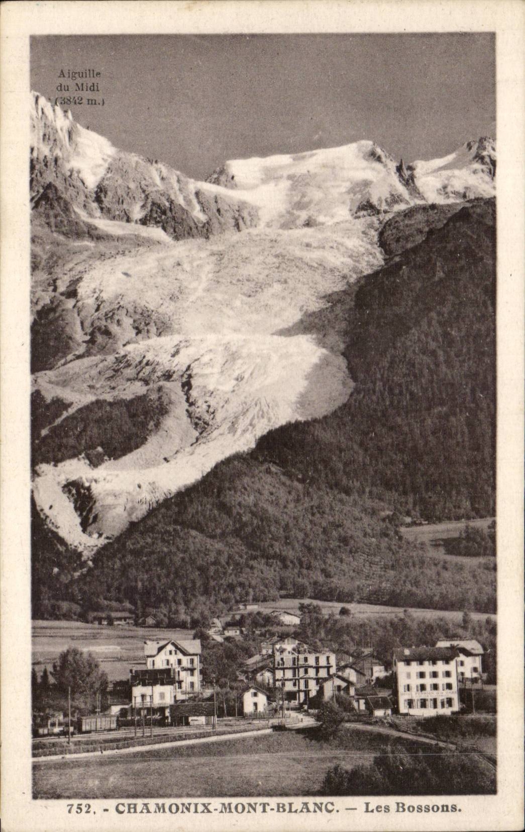 CPA Chamonix Mont Blanc Les bossons