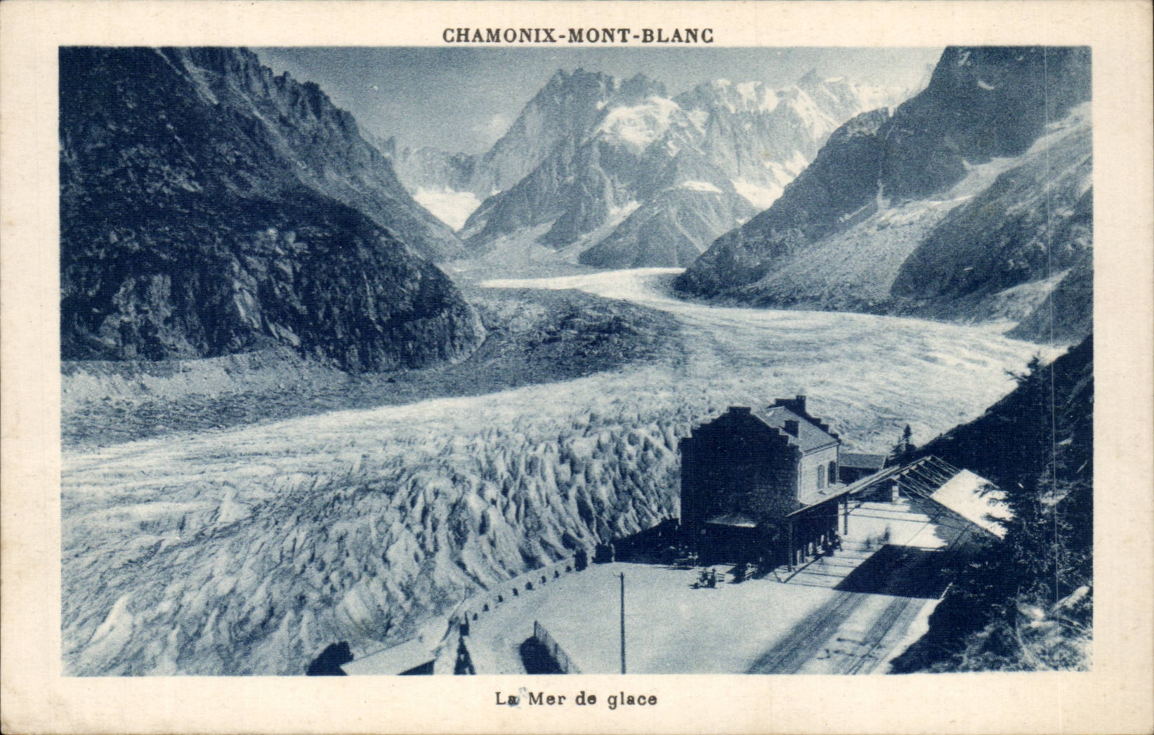 CPA Chamonix Mont Blanc La mer de glace