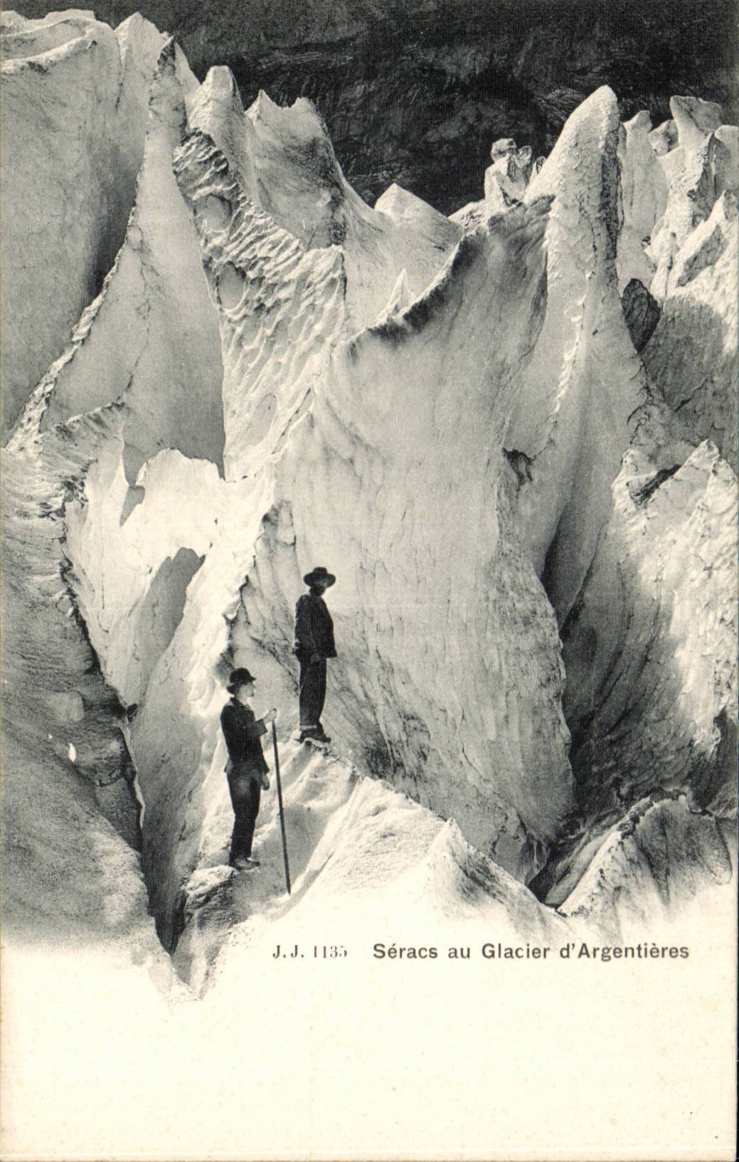 CPA Seracs with the glacier Of argentieres