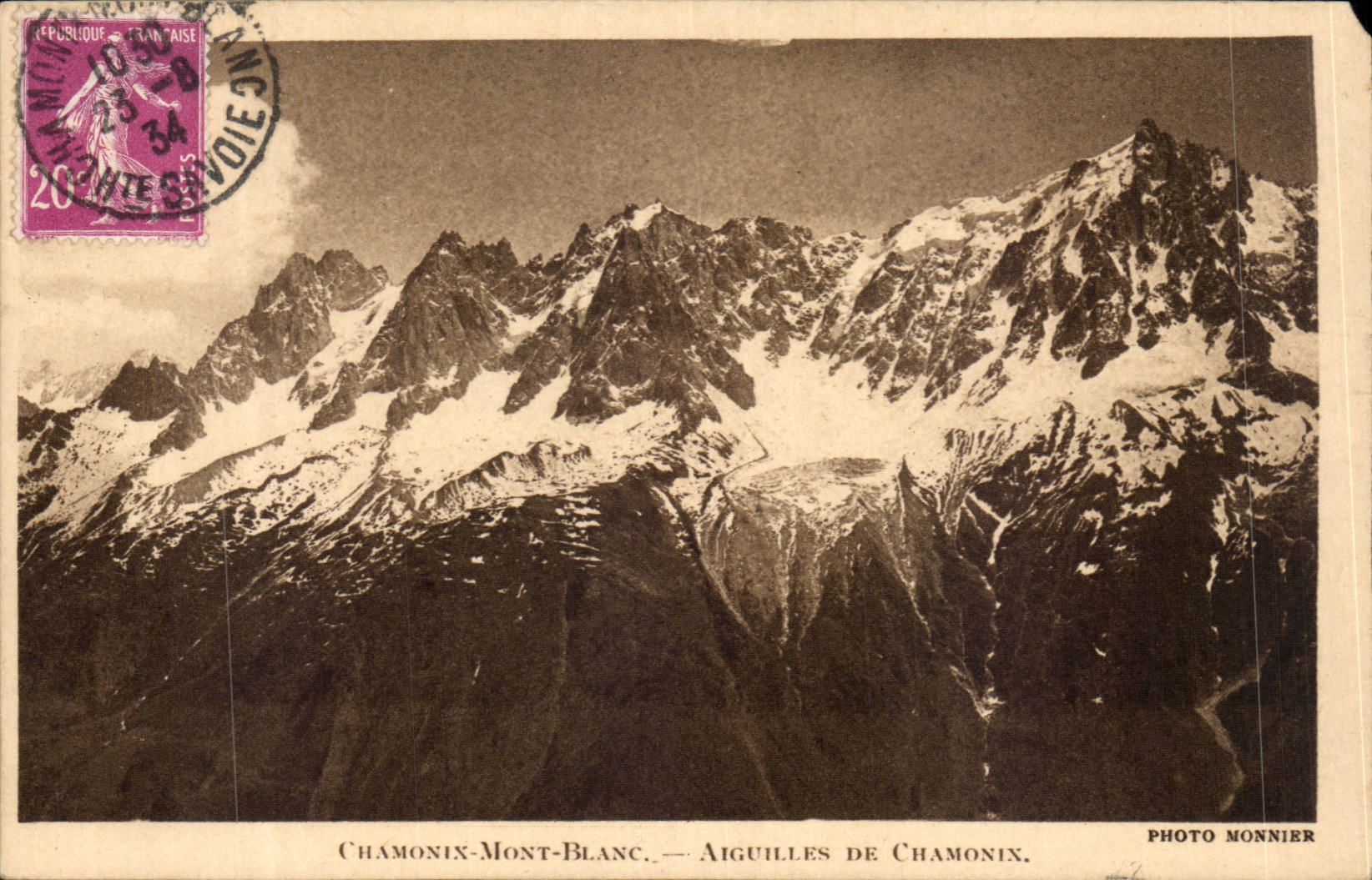 CPA Chamonix Mont Blanc Aiguilles de Chamonix