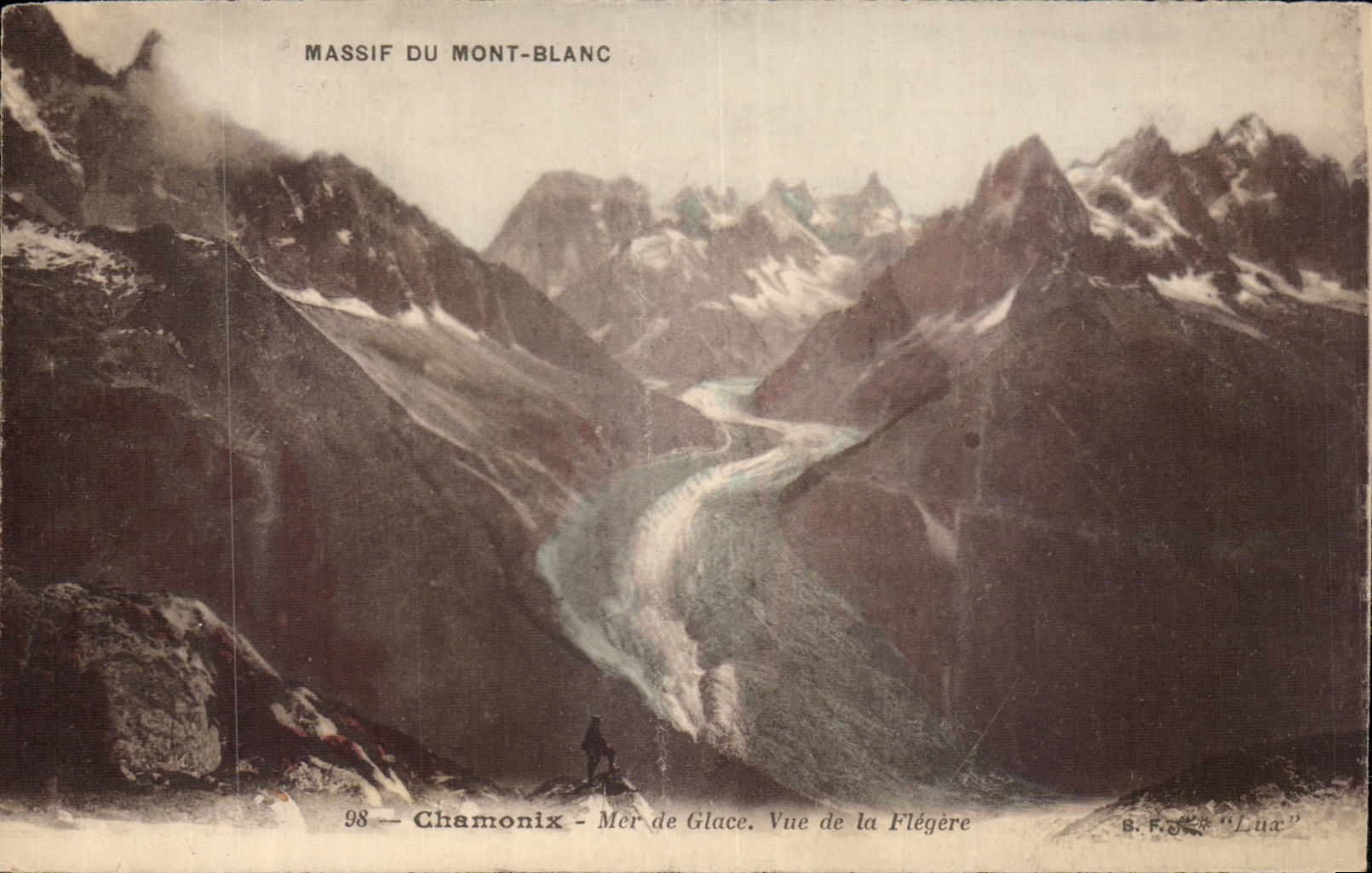 CPA Chamonix Mer de glace Vue de la Flegere