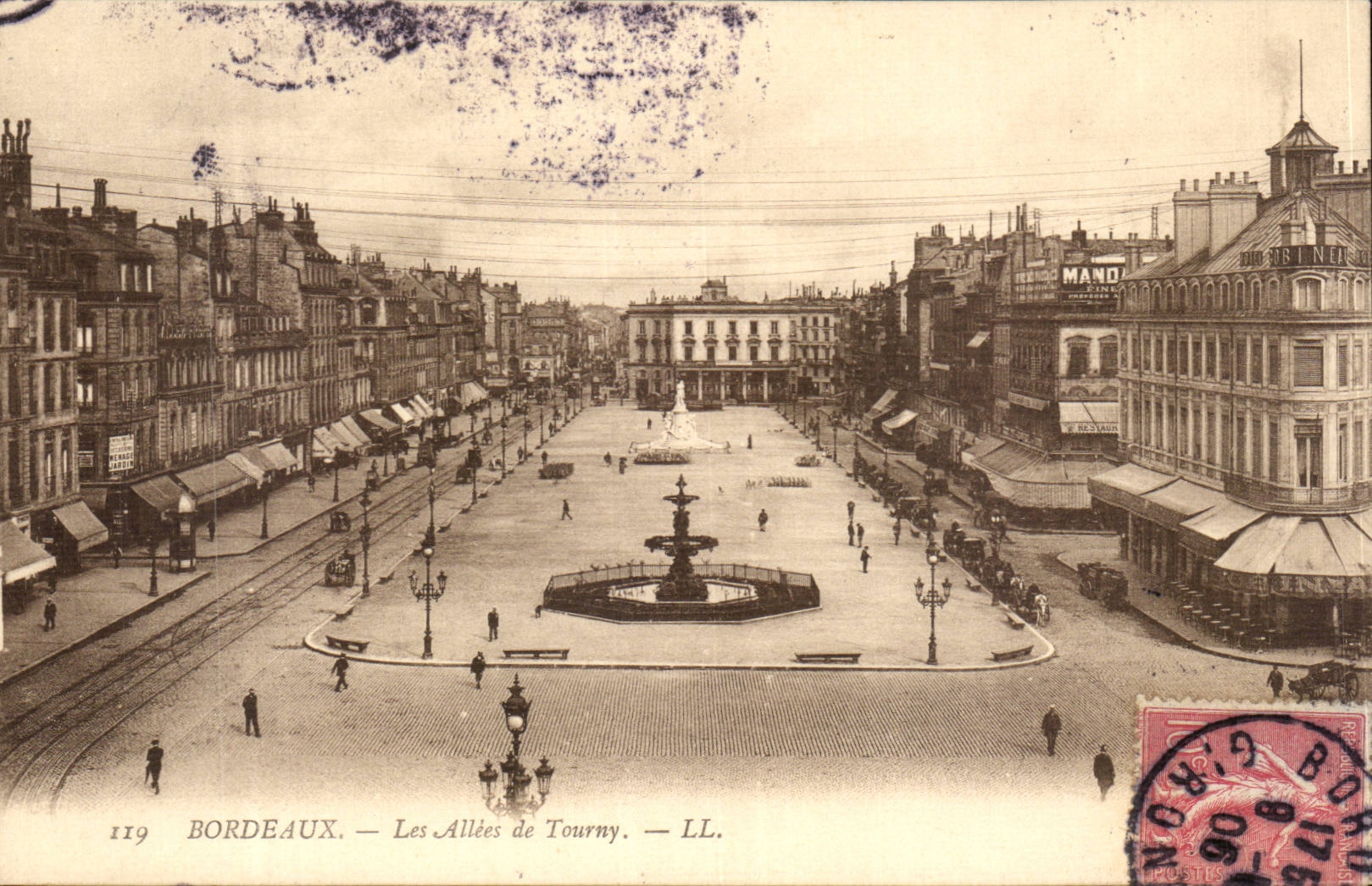 CPA Bordeaux alleys of Tourny