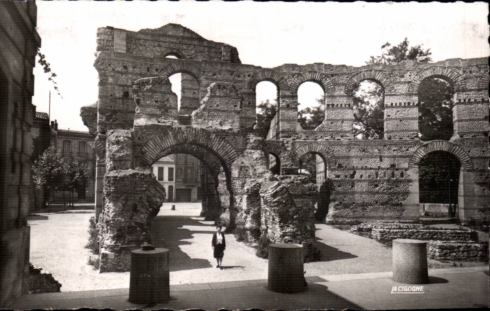 CPA Bordeaux ruins of the Gallien palate