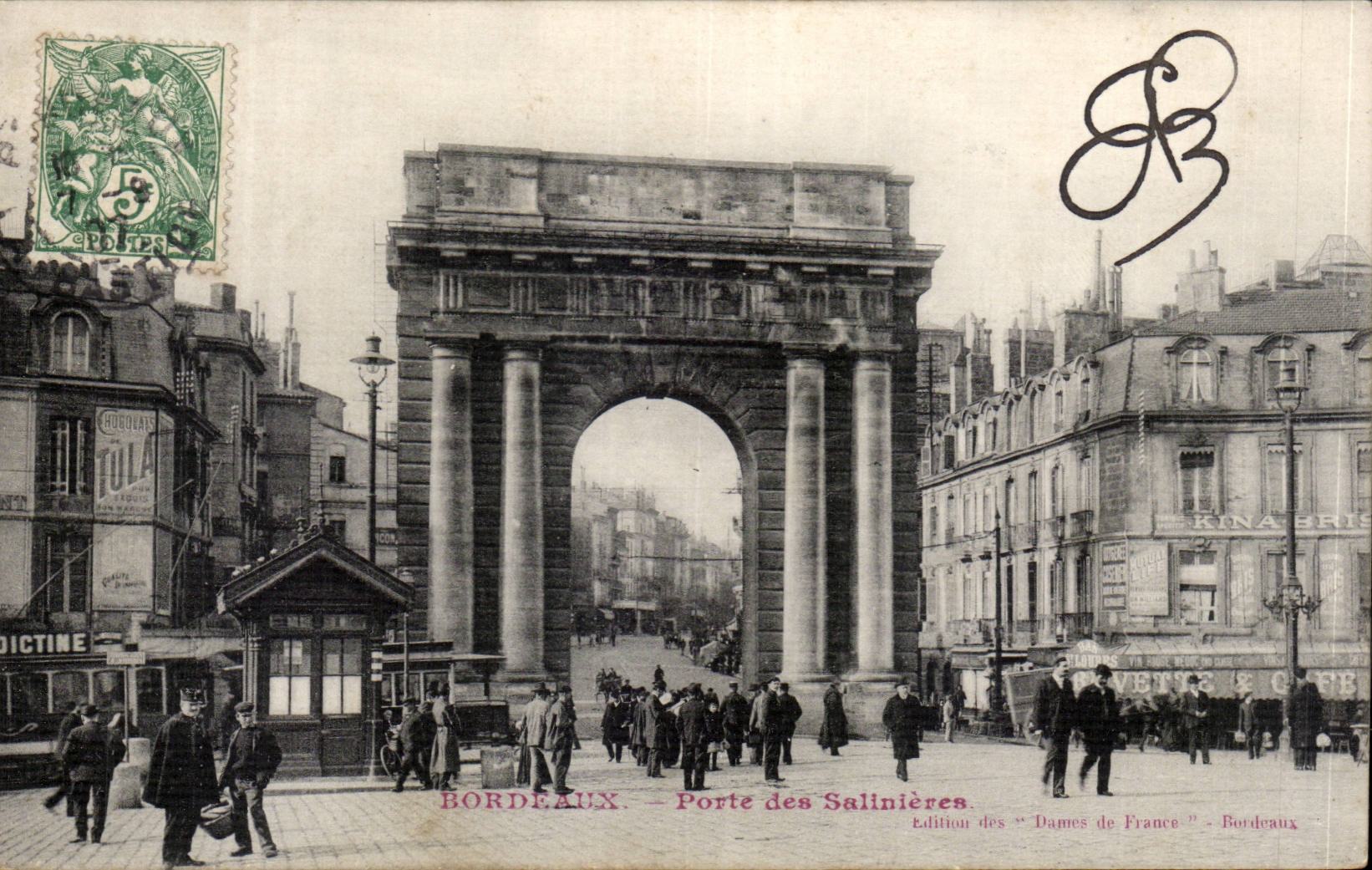 CPA Bordeaux Gate of Salinieres