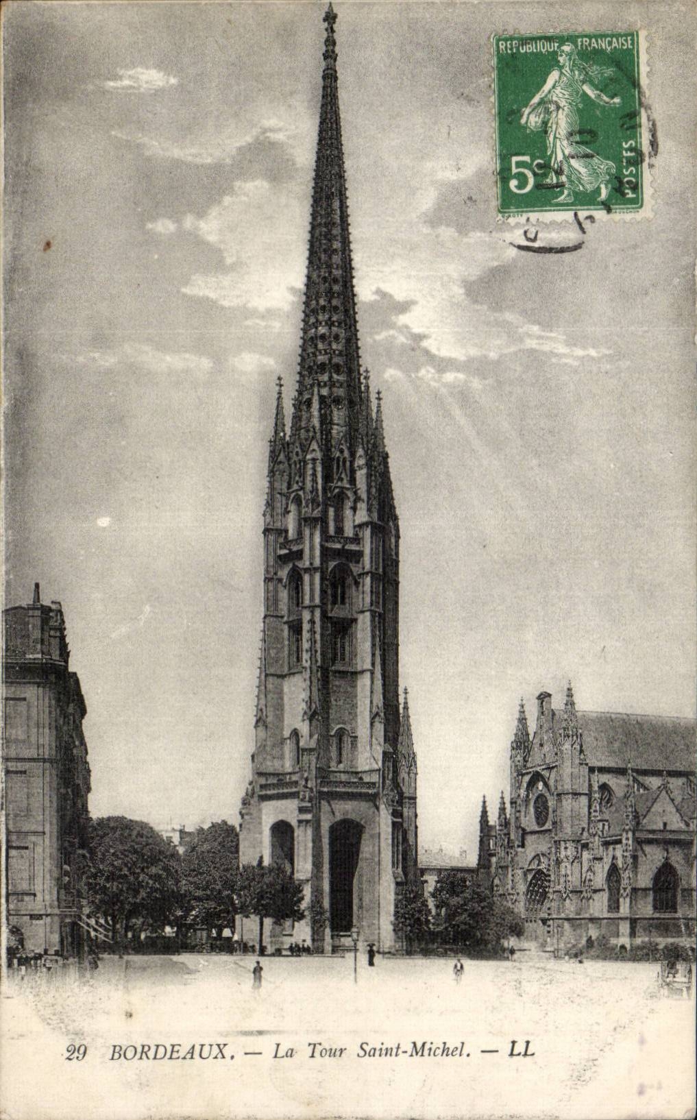 CPA Bordeaux the Tower Saint Michel