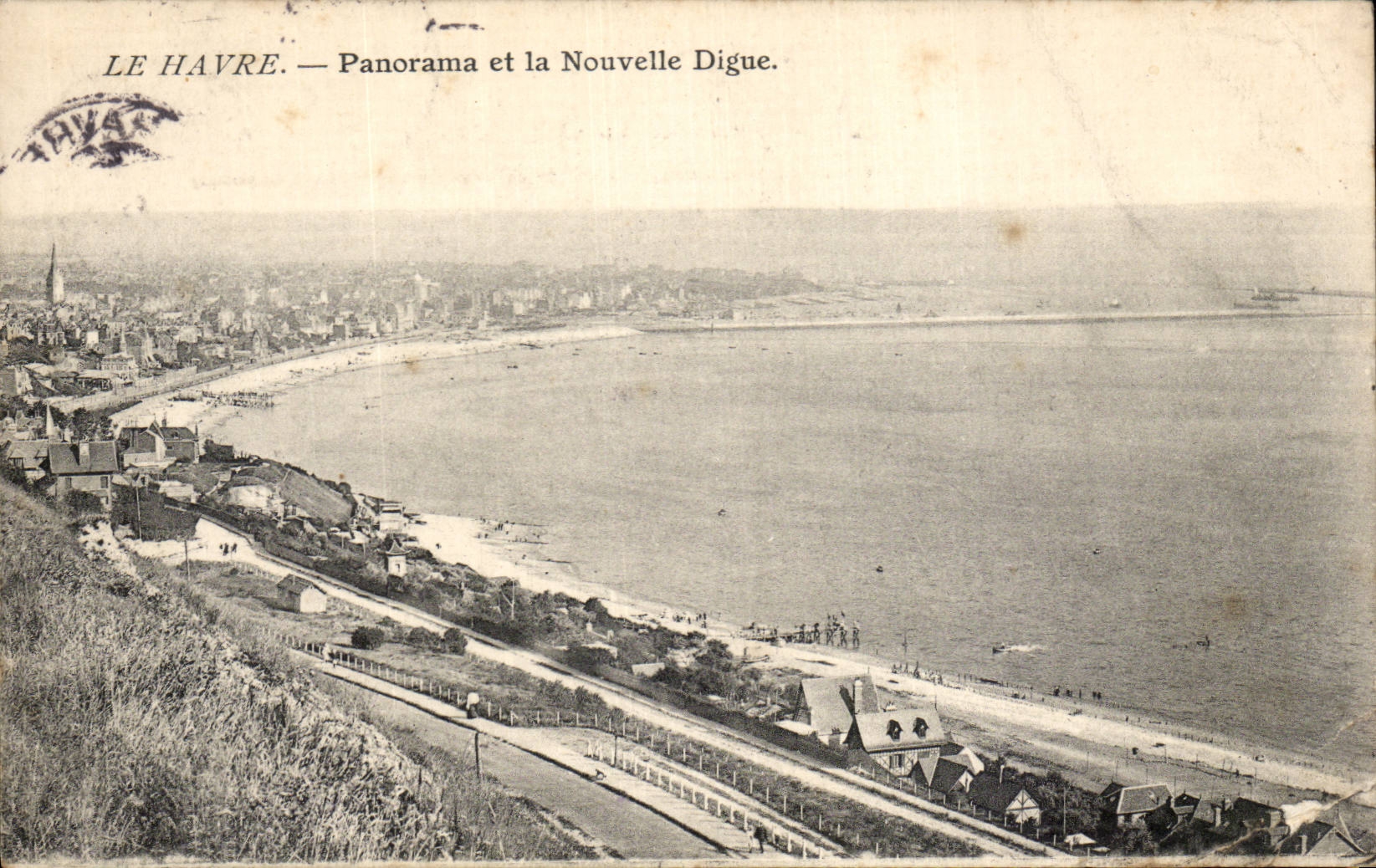 CPA Le Havre Panorama and the new dam