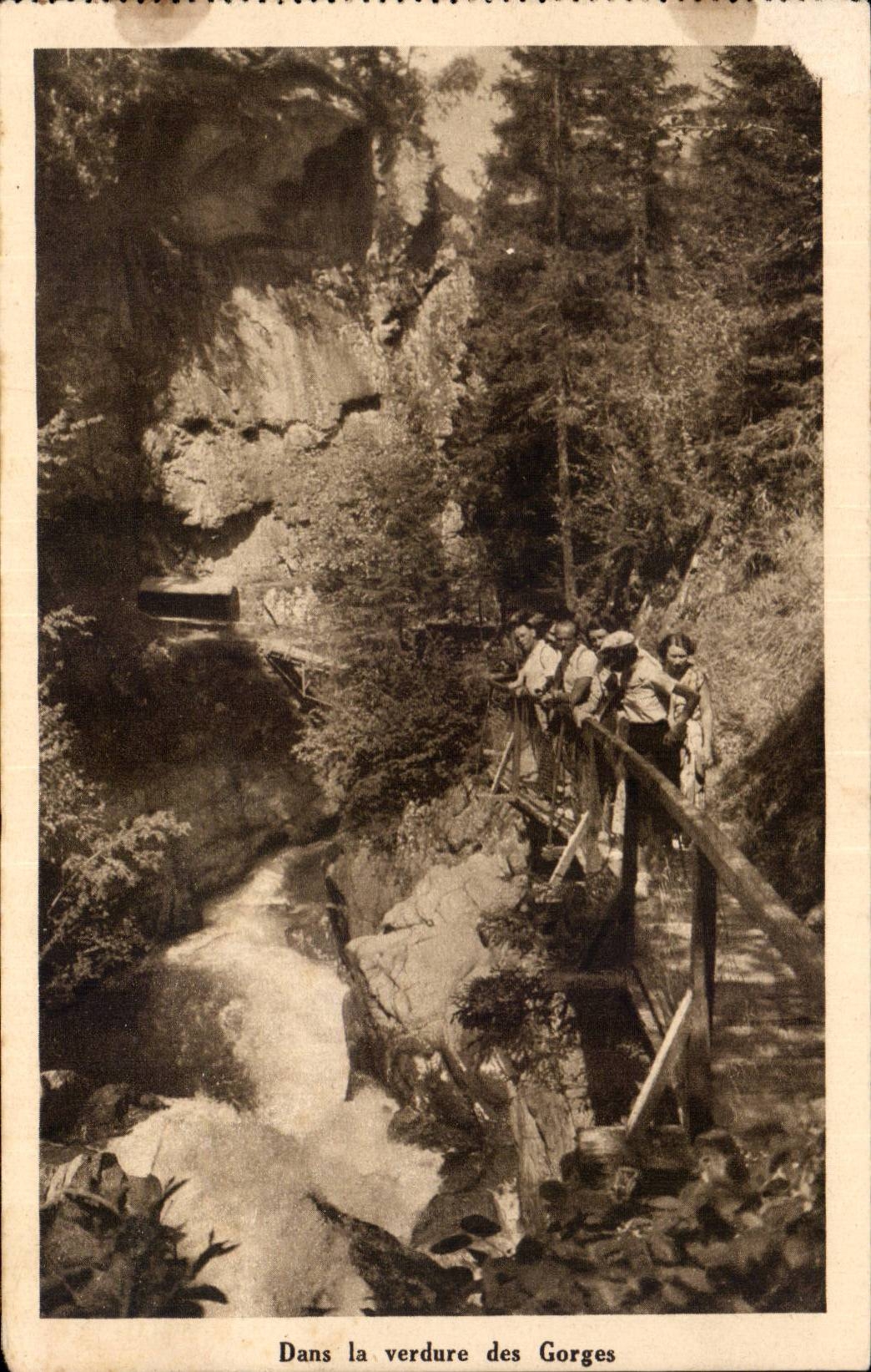 CPSM Falls of Diosaz Servoz close Chamonix