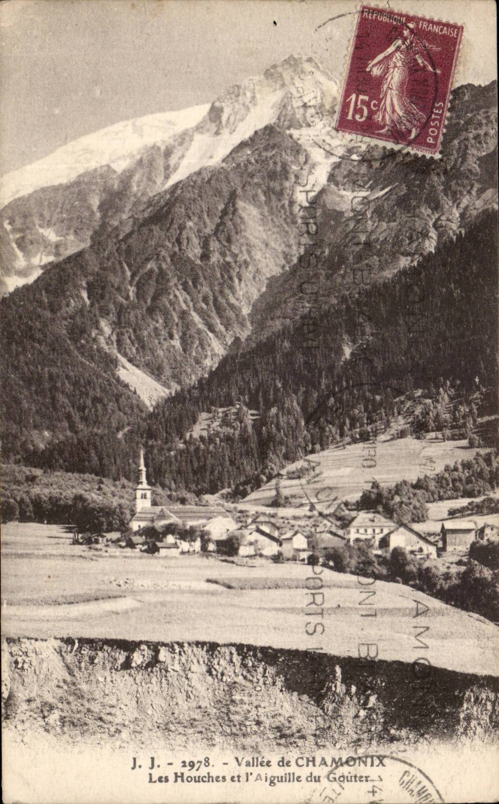 CPA Valley of Chamonix Houches and the needle of Tasting