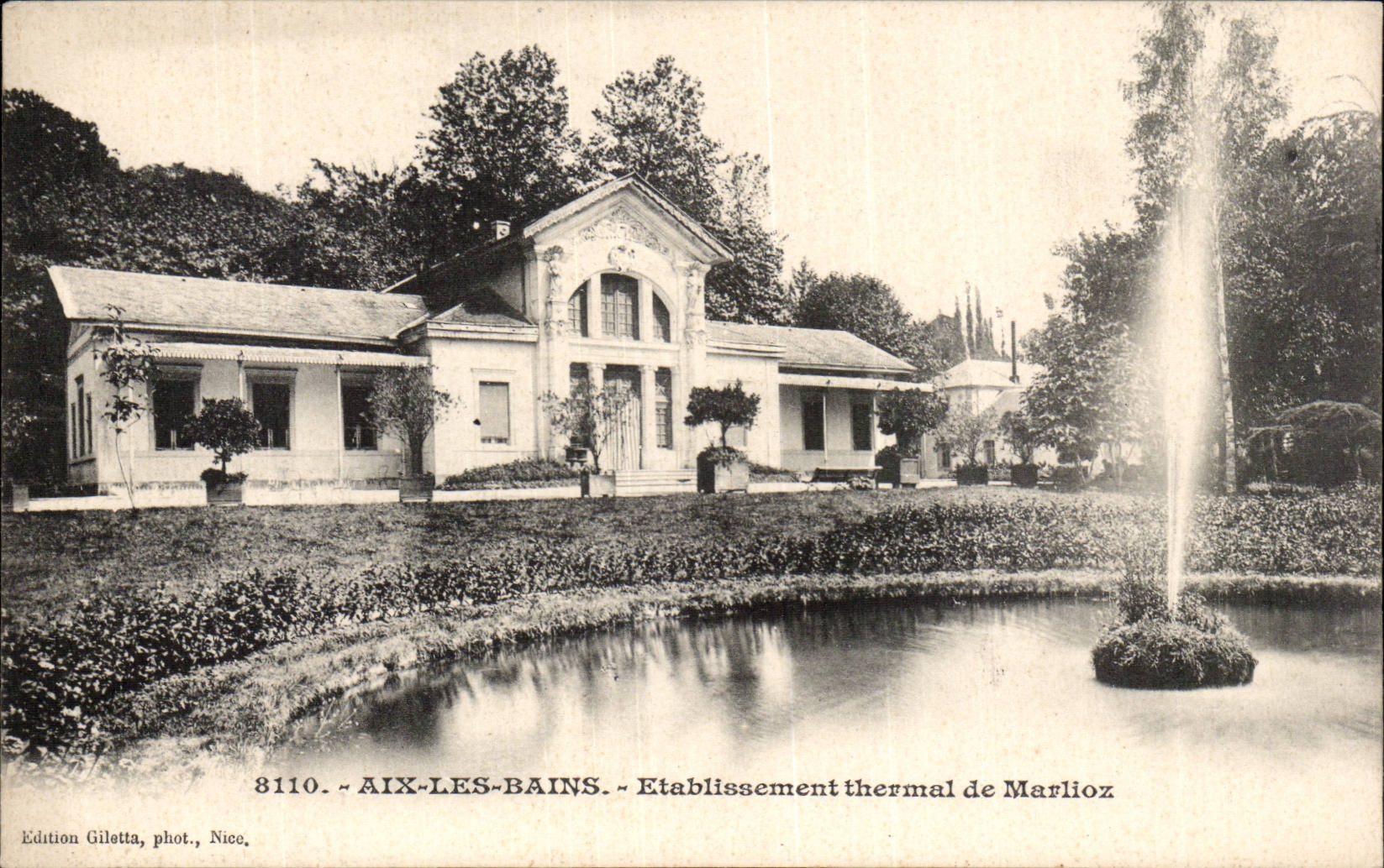 CPA Aix les Bains Hydropathic establishment of marlioz