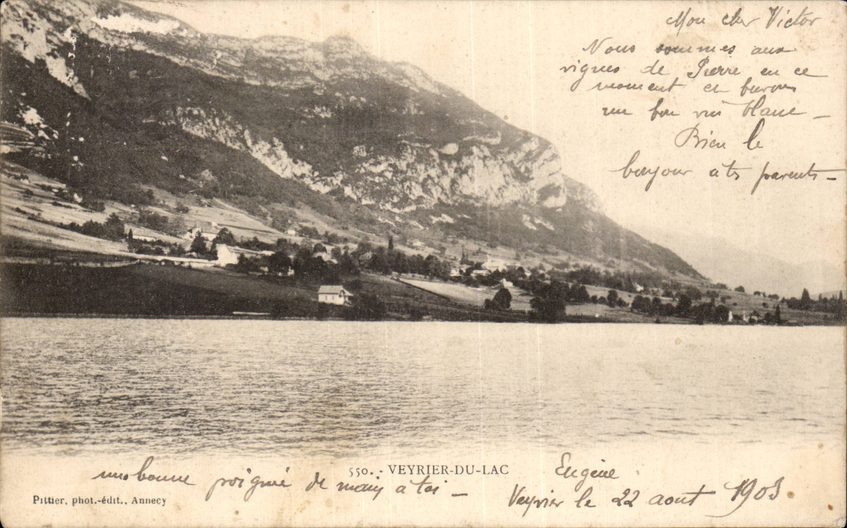 CPA Veyrier of the Lake