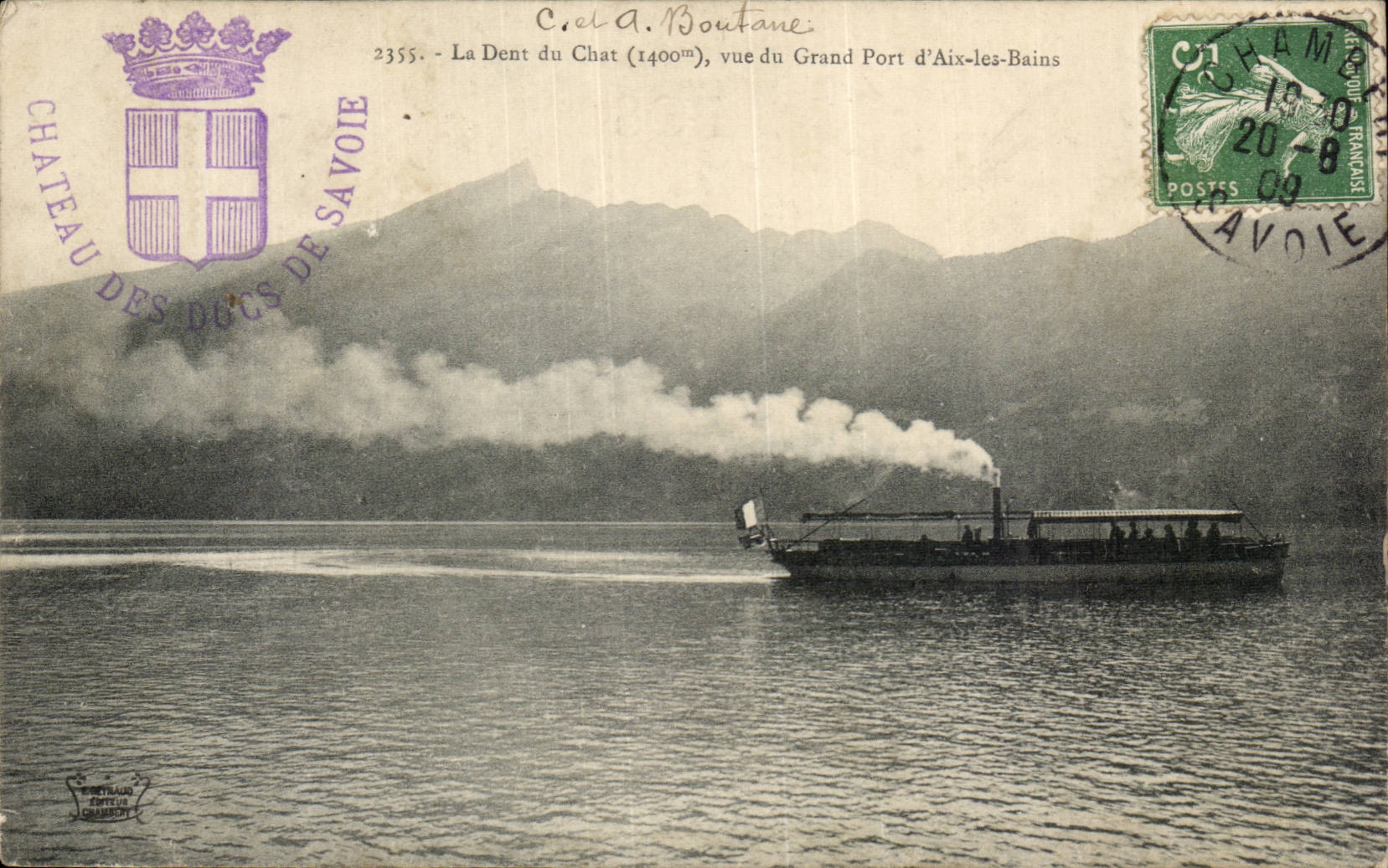 CPA the tooth of the cat seen of the large wearing of Aix les Bains