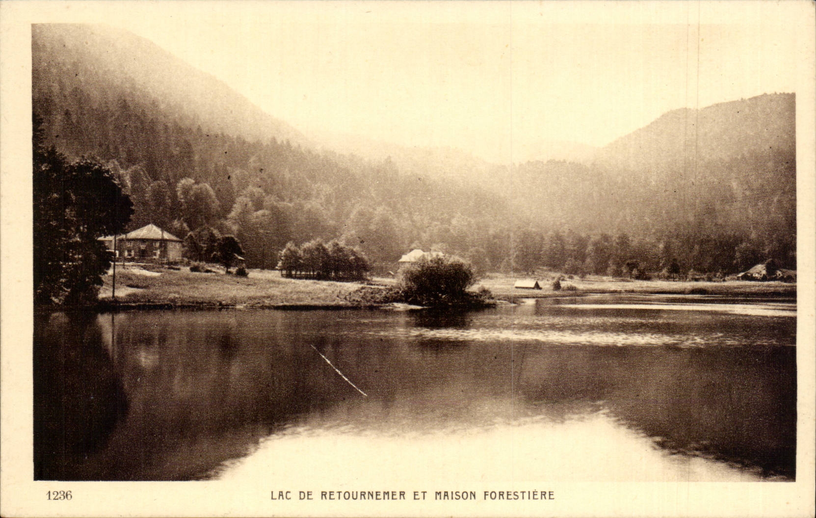 CPA Lake Retournemer and house forestiere