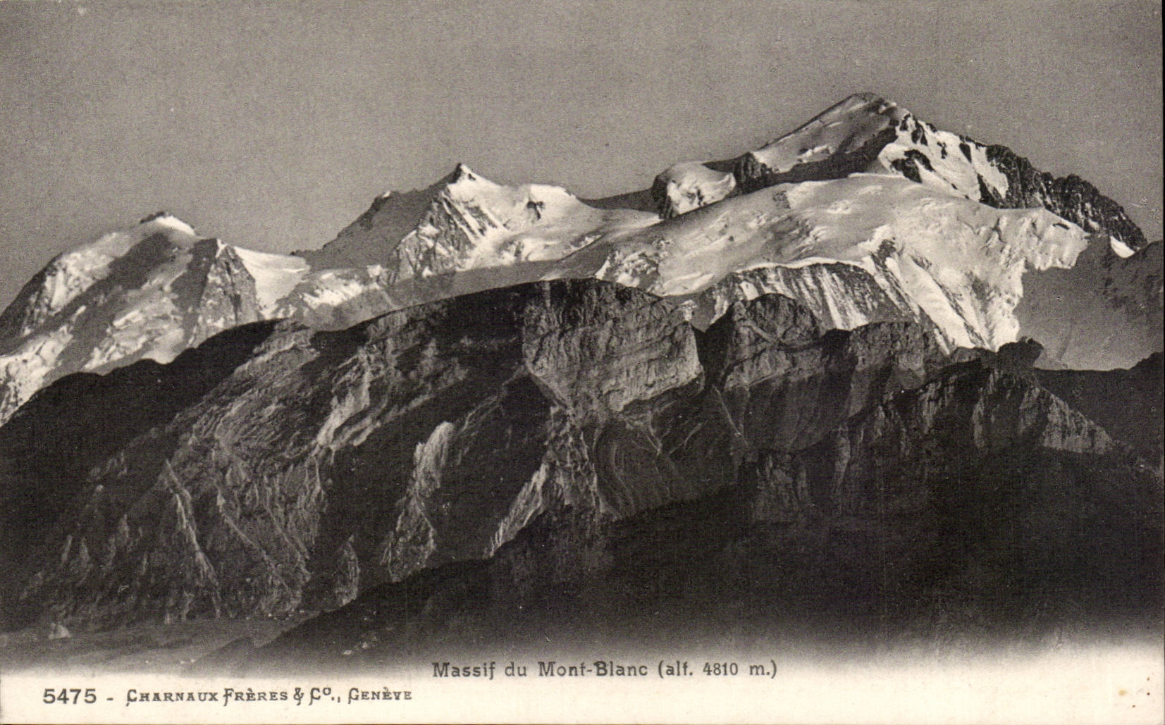 CPA Mountain of the Mount Blanc