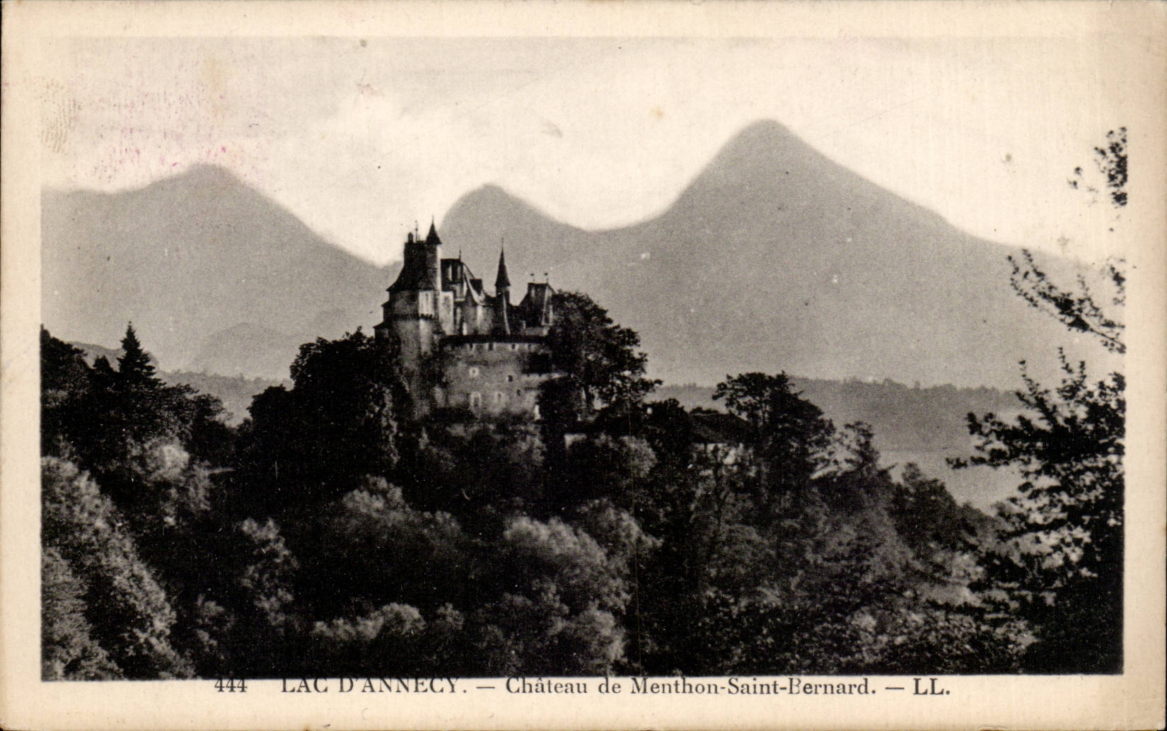 CPA Lake Annecy Castle of Menthon Saint Bernard