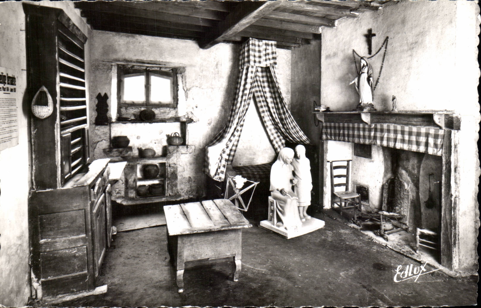 CPSM Bartres Chambre beglaubigt oder Sainte fuhrte Bernadette ihre Kindheit