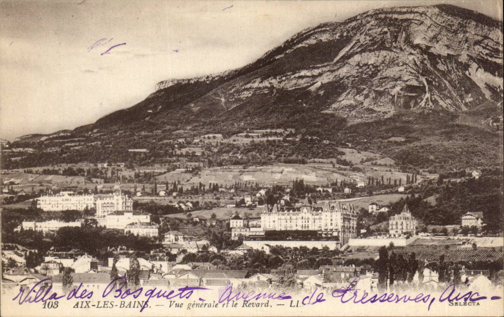 CPA Aix les Bains View and Revard