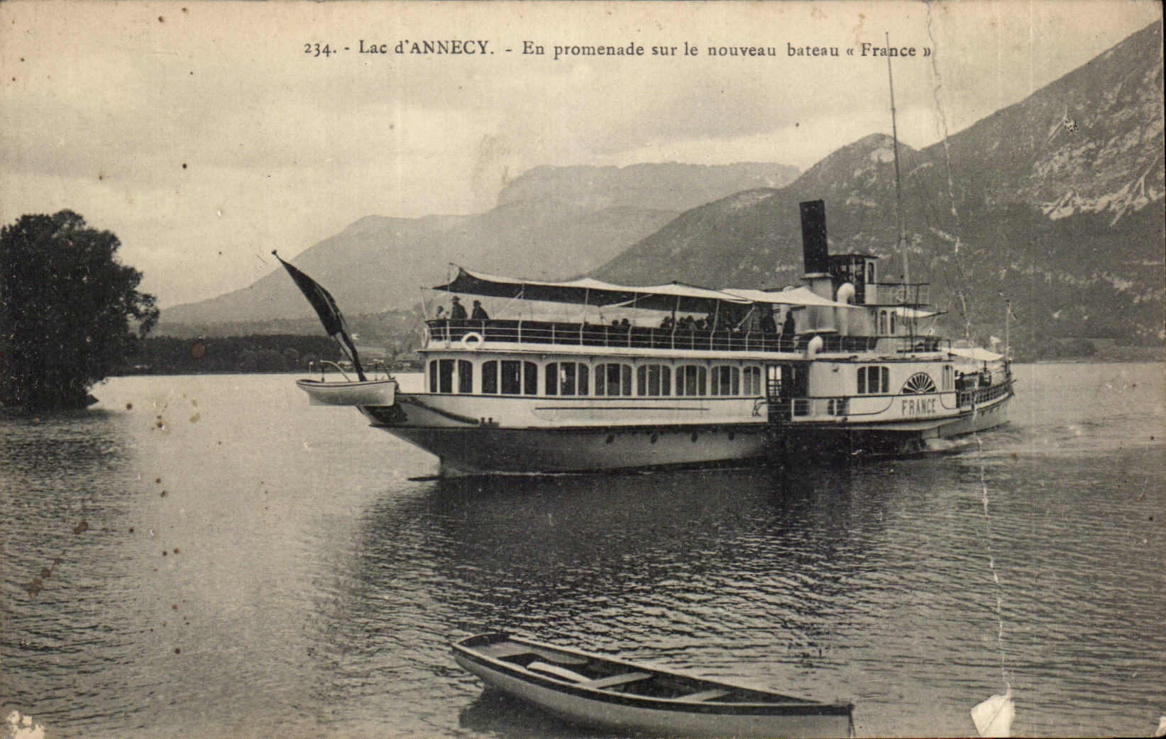 CPA Lake Annecy In walk on the new boat France