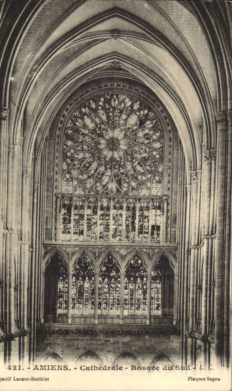 CPA Amiens Cathedral Rosette of the south