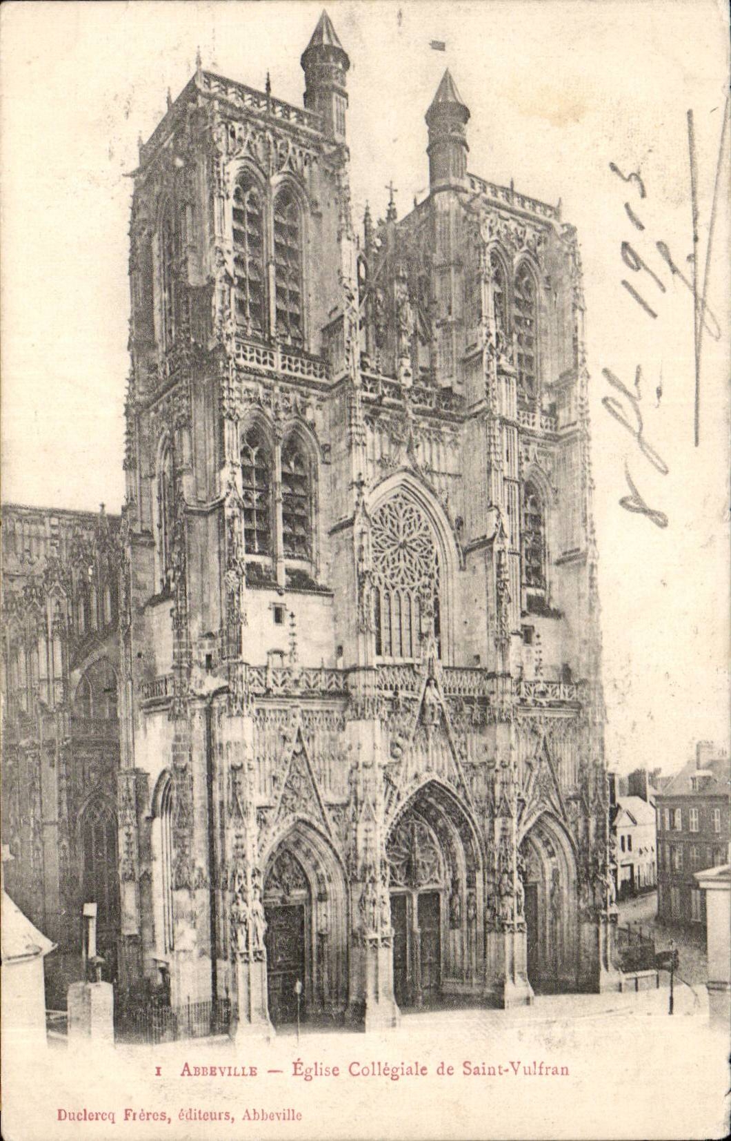 CPA Abbeville collegiate Church of Saint Vulfran