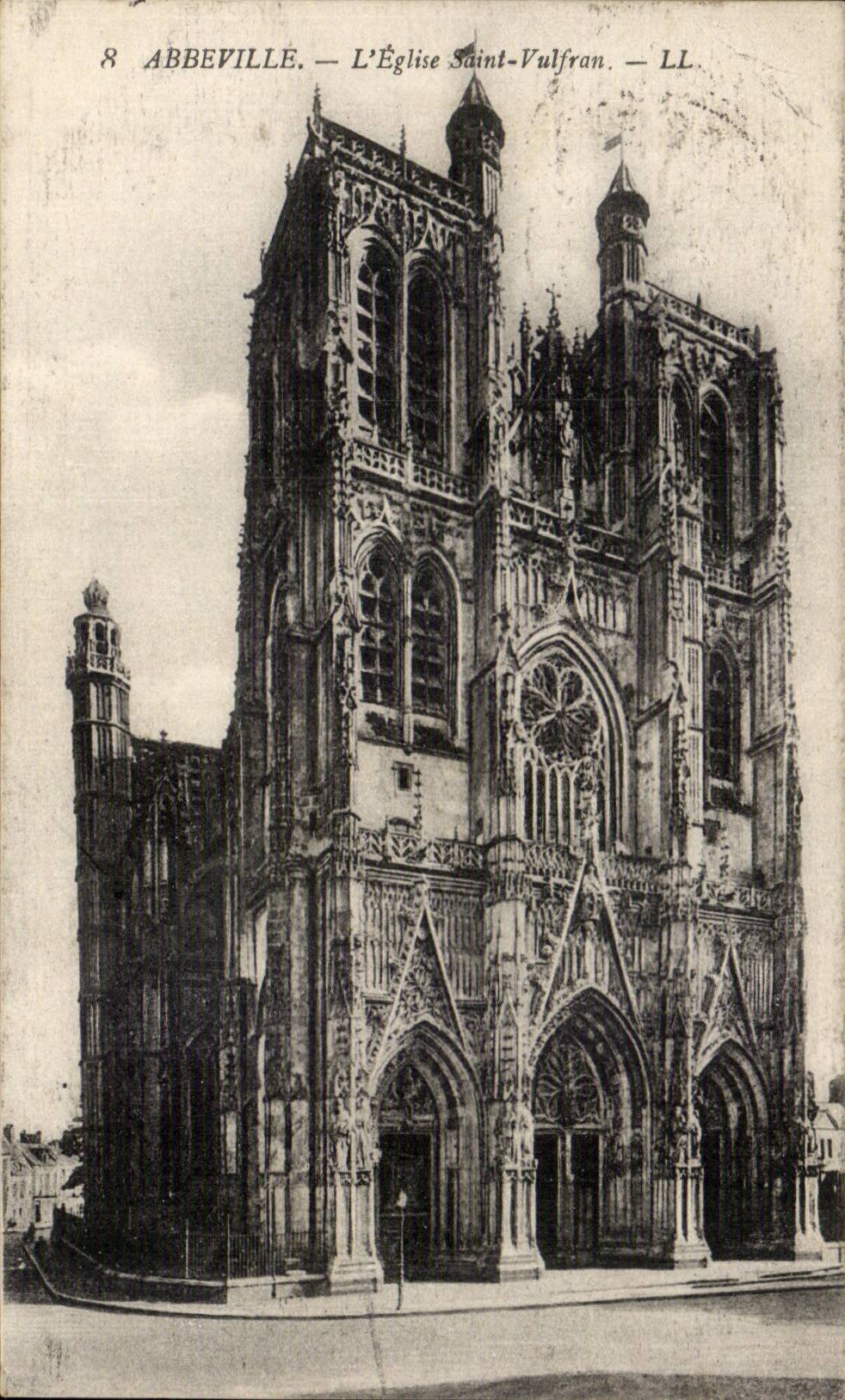 CPA Abbeville Church Saint Vulfran
