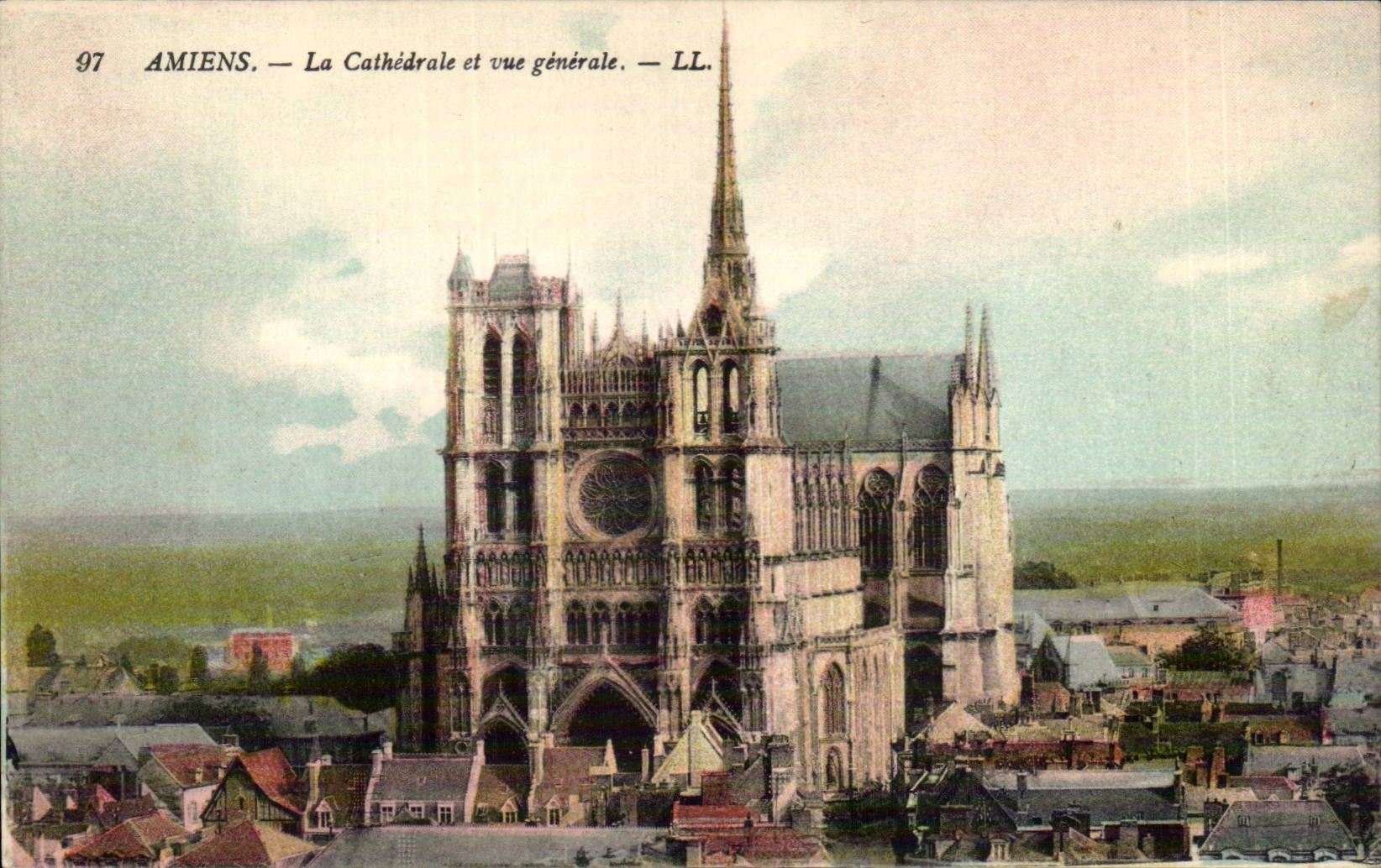 CPA Cathedral of Amiens View