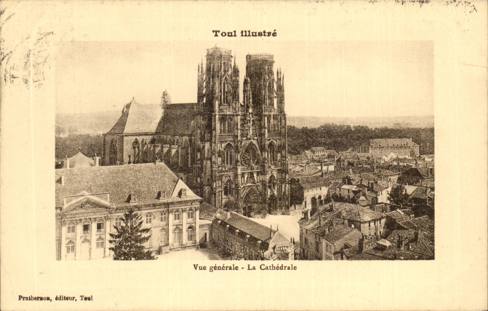 CPA Toul Ansicht die Kathedrale