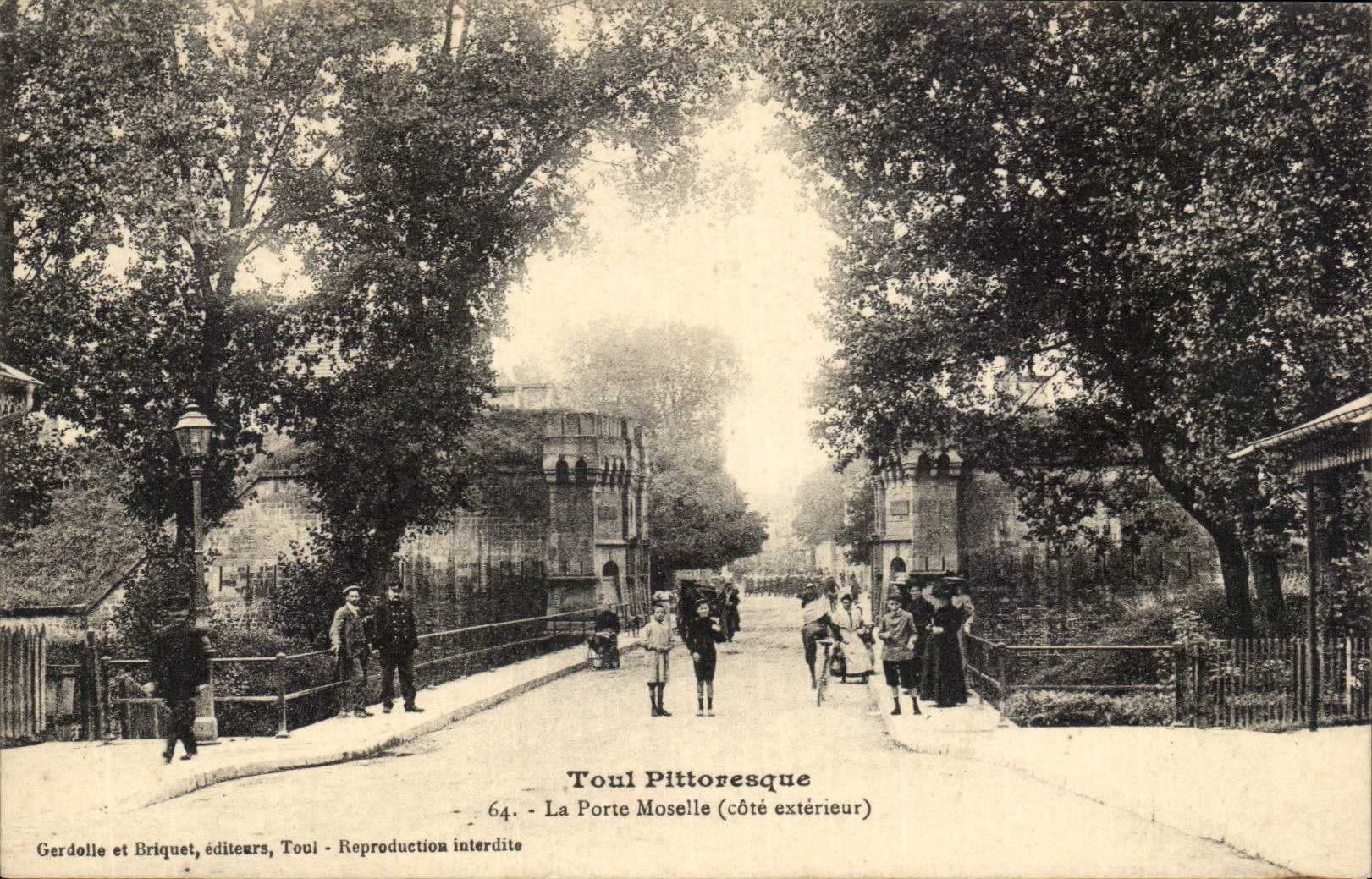 CPA Toul die Mosel-Tur