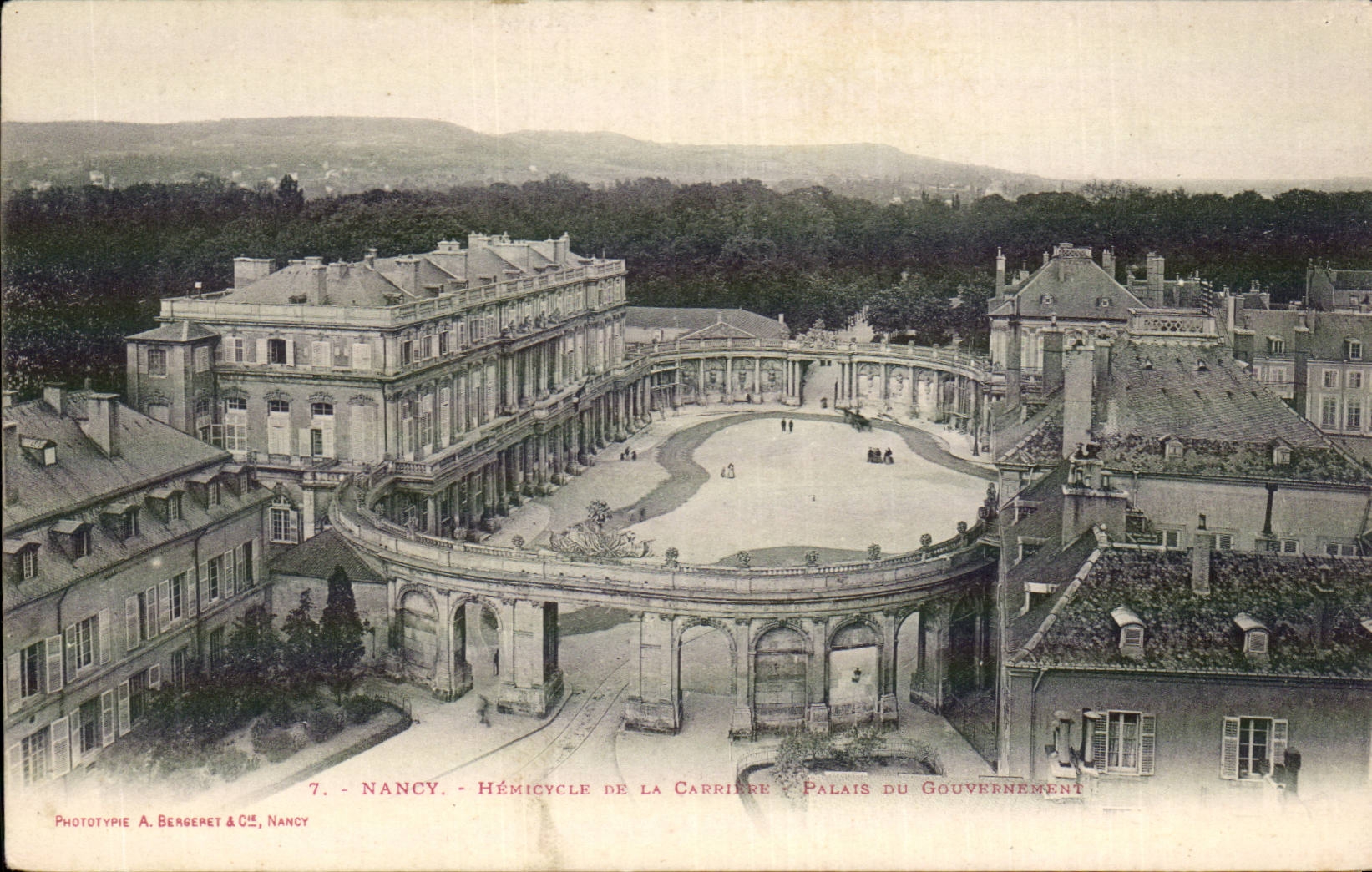 CPA Nancy Hemicycle de la carriere Palais du gouvernement