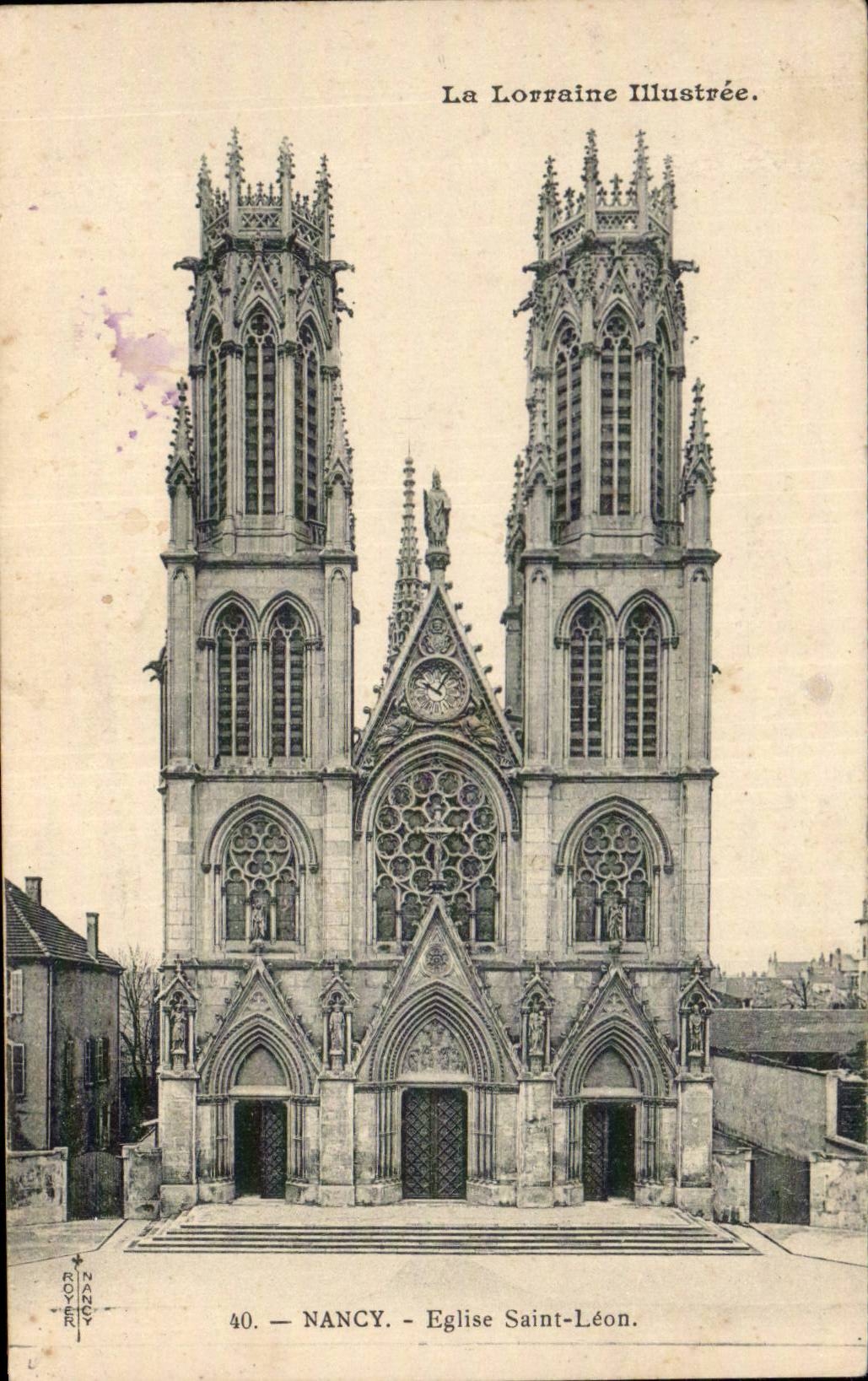 CPA Nancy Eglise Saint leon