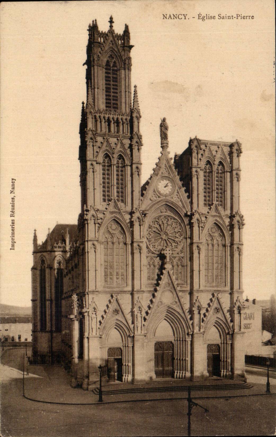 CPA Nancy Eglise Saint Pierre