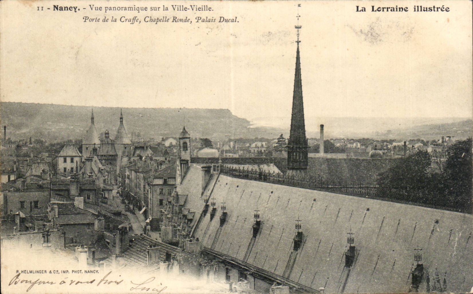 Nancy CPA Vue panoramique sur la vieille ville