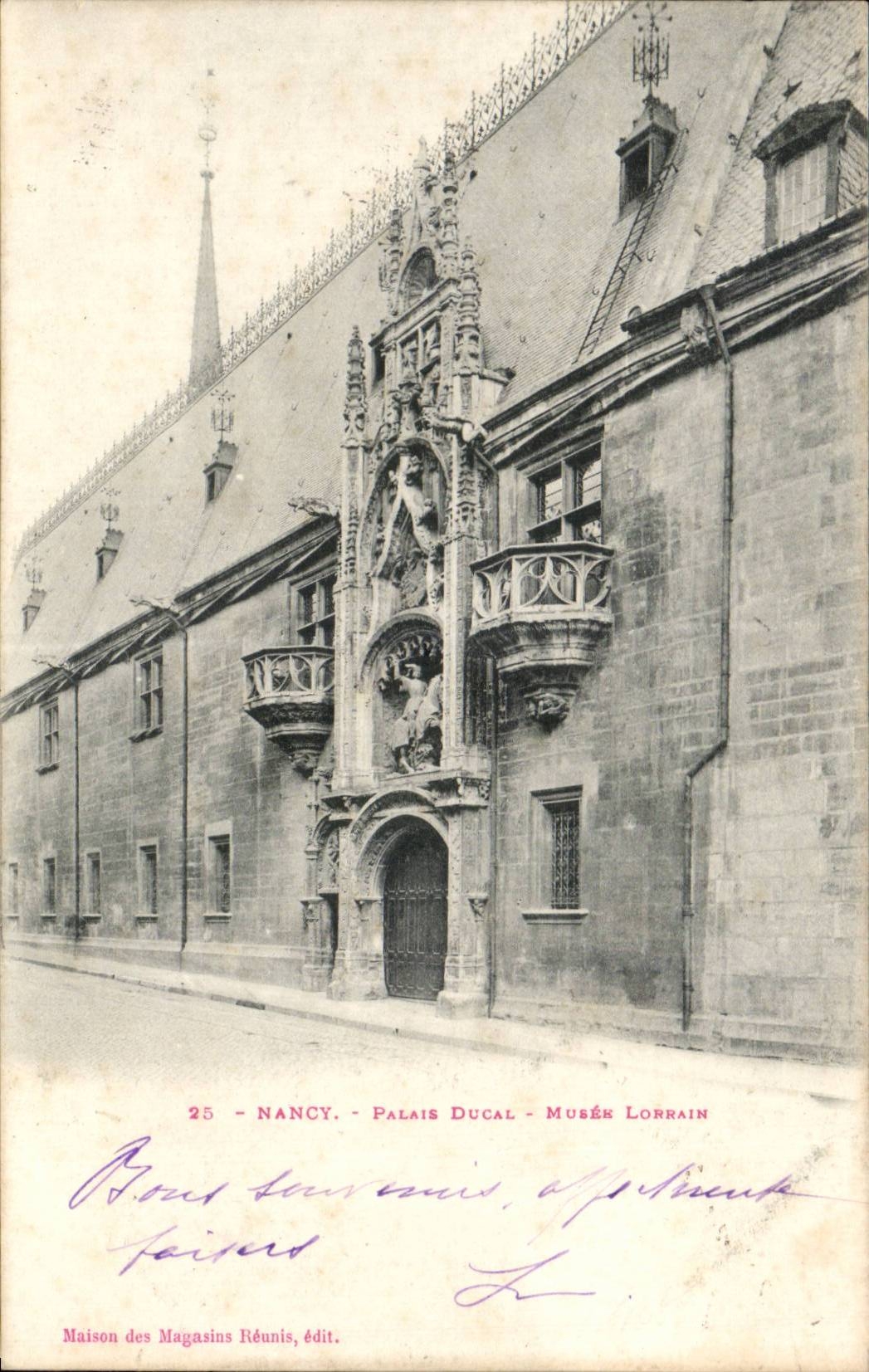 Nancy CPA Palais ducal Musee lorrain
