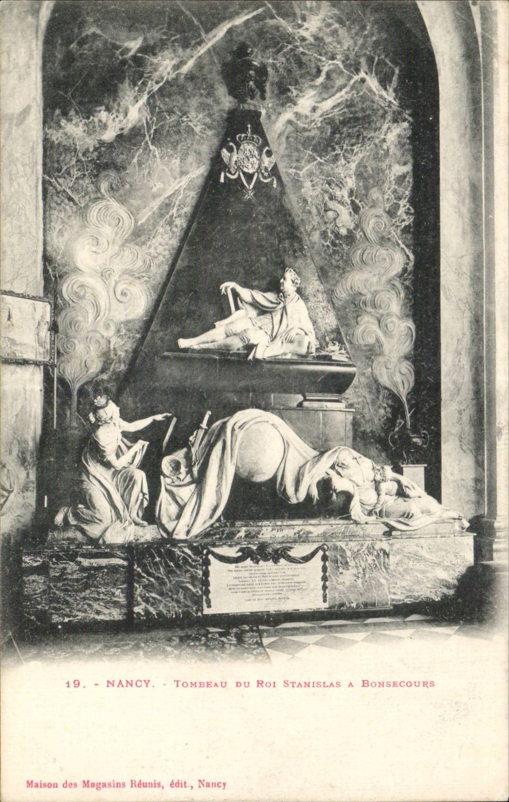 CPA Nancy Tombeau du roi Stanislas a Bonsecours