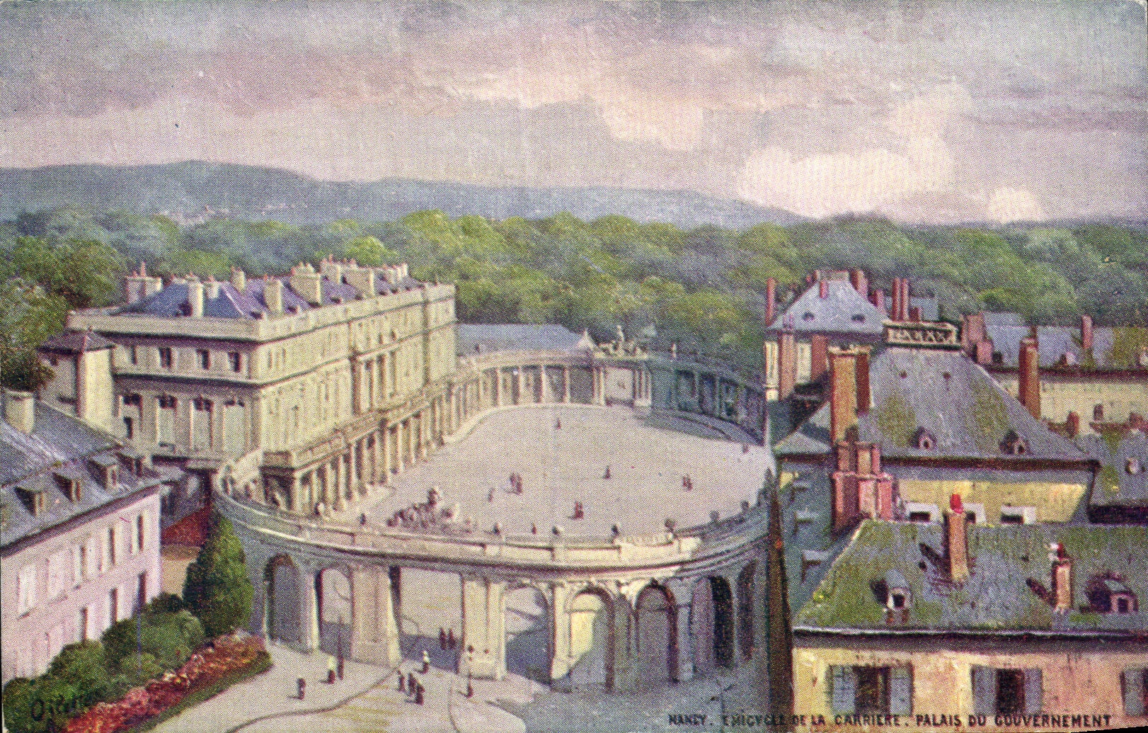 CPA Le vieux Nancy Palais du gouvernement