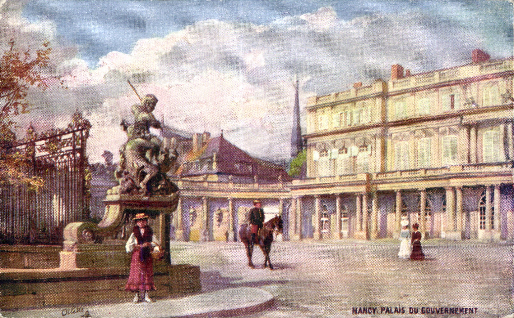 CPA Le vieux Nancy Palais du gouvernement