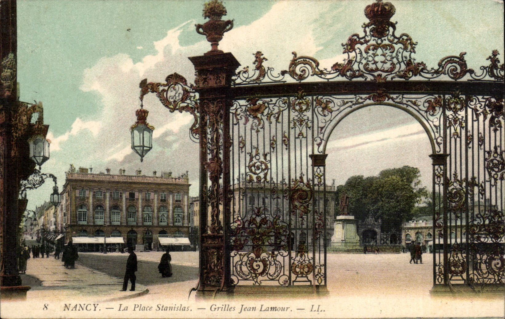 CPA Nancy das Platz Stanislas-Rasterfeld-Jean lamour