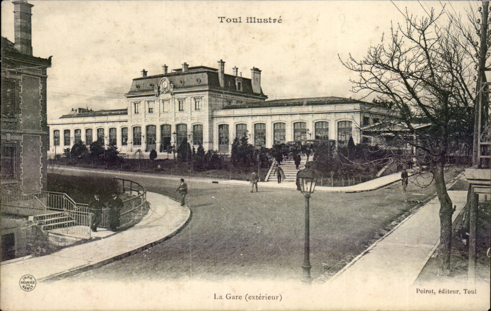 CPA Toul Bahnstation